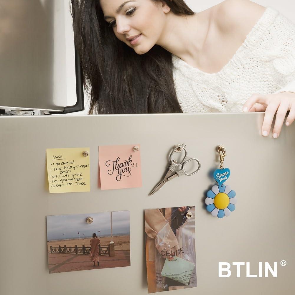 Imanes de Nevera BTLIN Mini Fuertes 24 Pack 10x15mm Metal