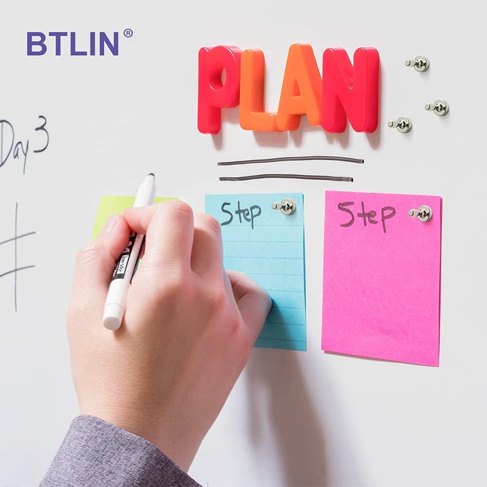 Imanes de Nevera BTLIN Mini Fuertes 24 Pack 10x15mm Metal