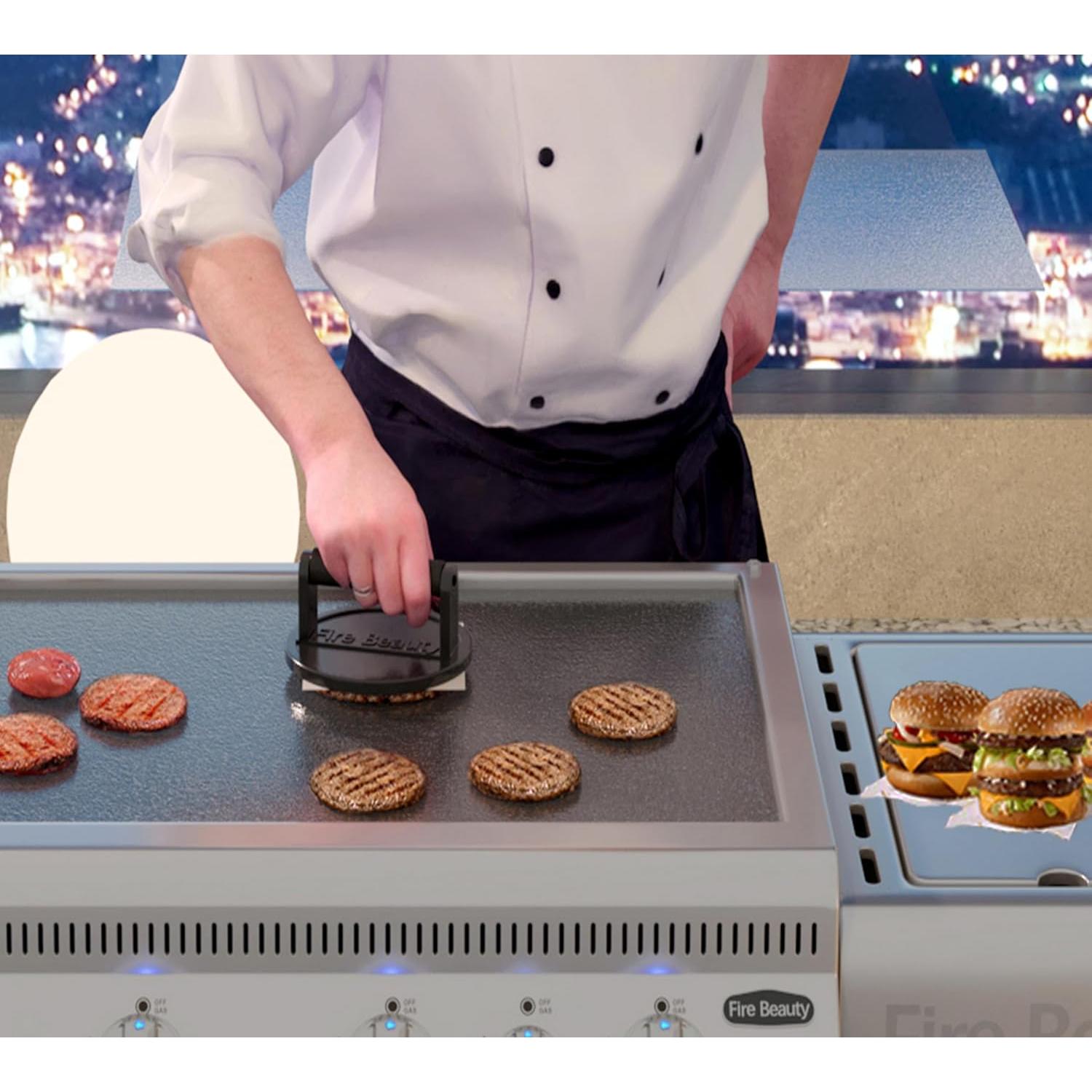 Prensa de Hamburguesa Fire Beauty 16.5 cm Hierro Fundido