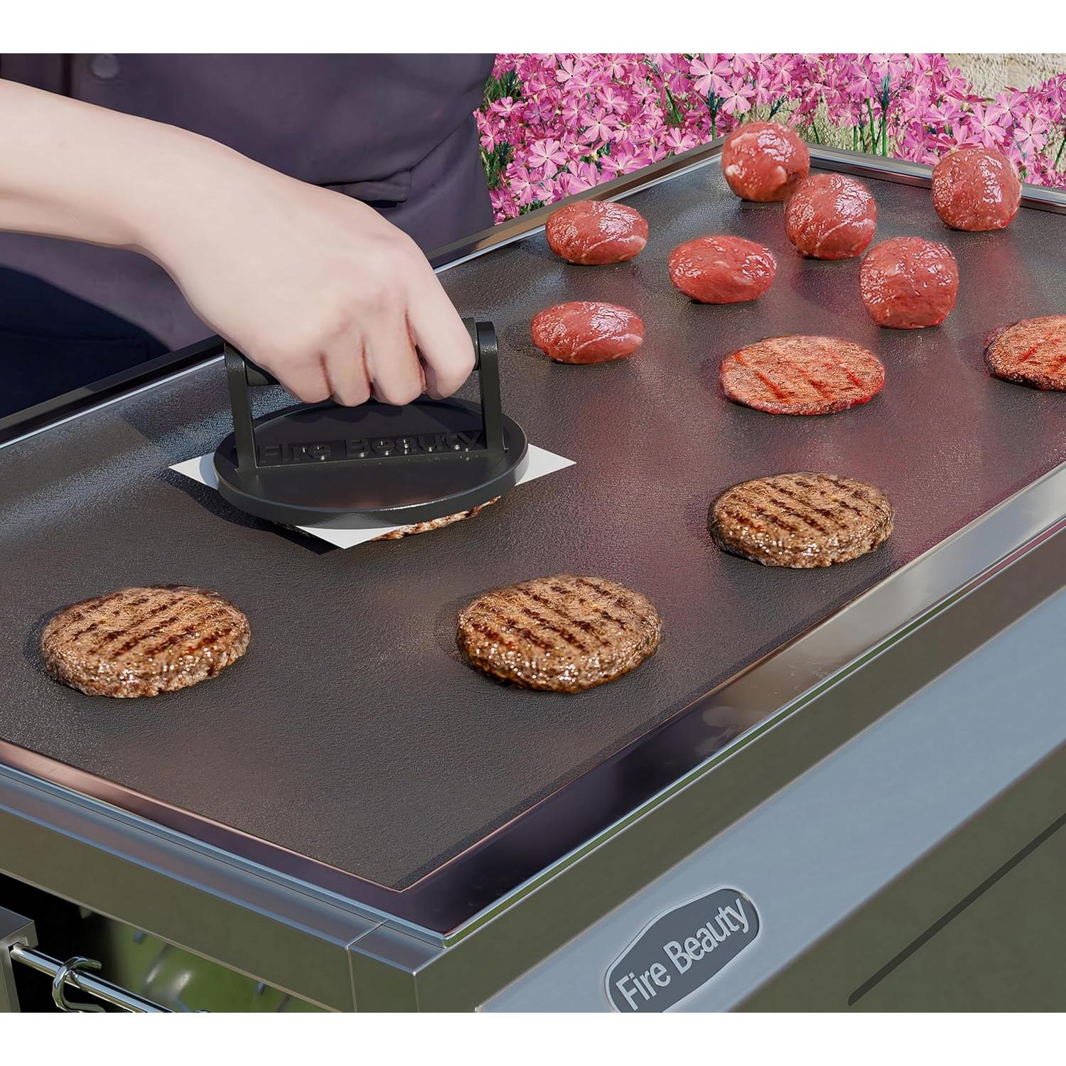 Prensa de Hamburguesa Fire Beauty 16.5 cm Hierro Fundido