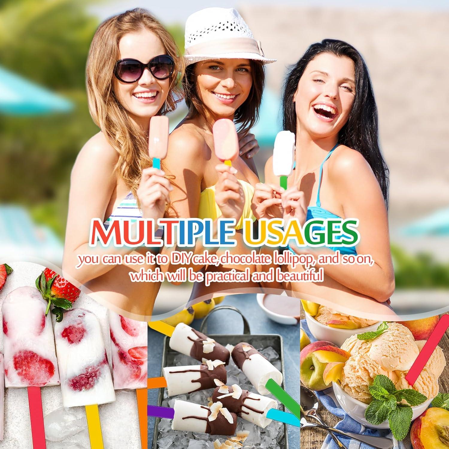 Palitos de Acrílico Reutilizables Geiserailie 60 Pcs 11.4 cm