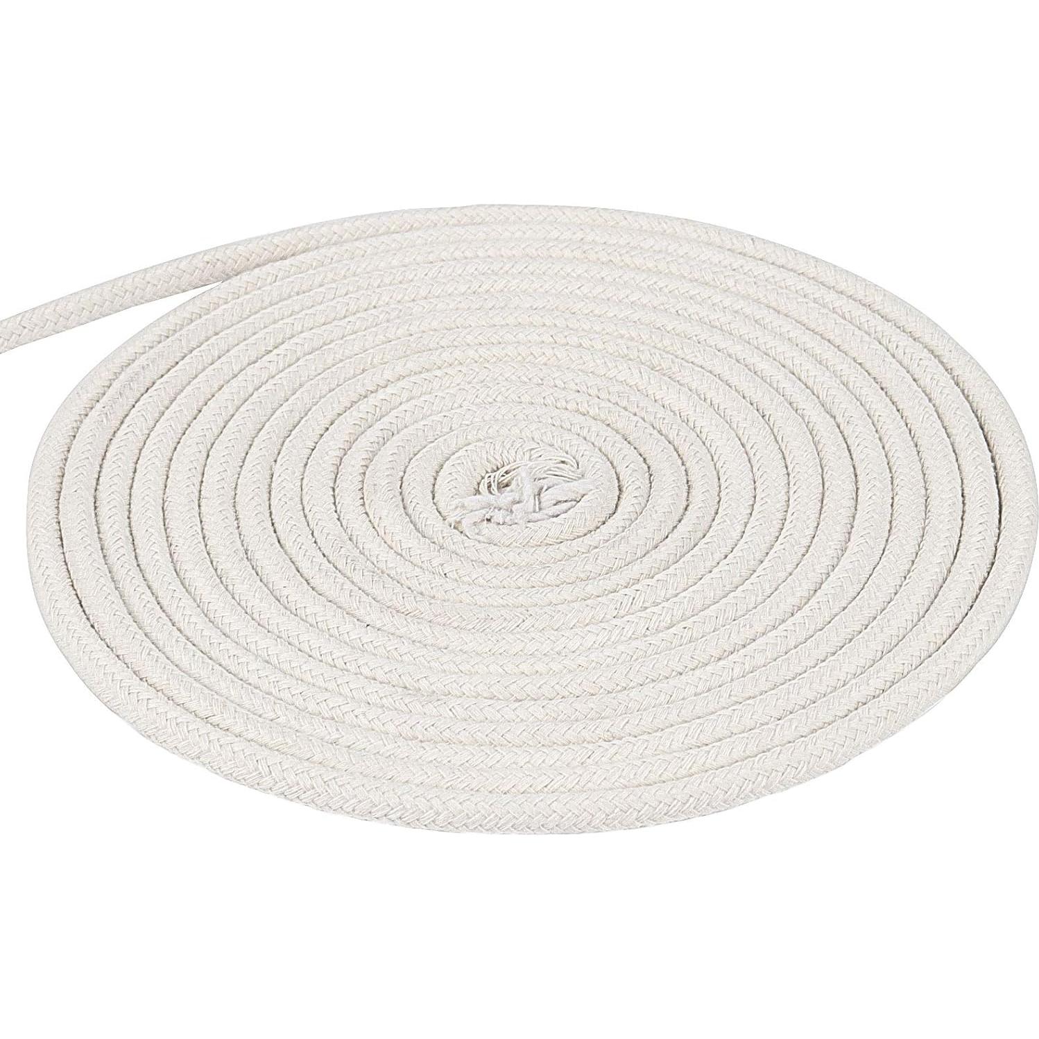 Cuerda de Algodón Natural Blanca 50m 0.64cm ZEONHEI