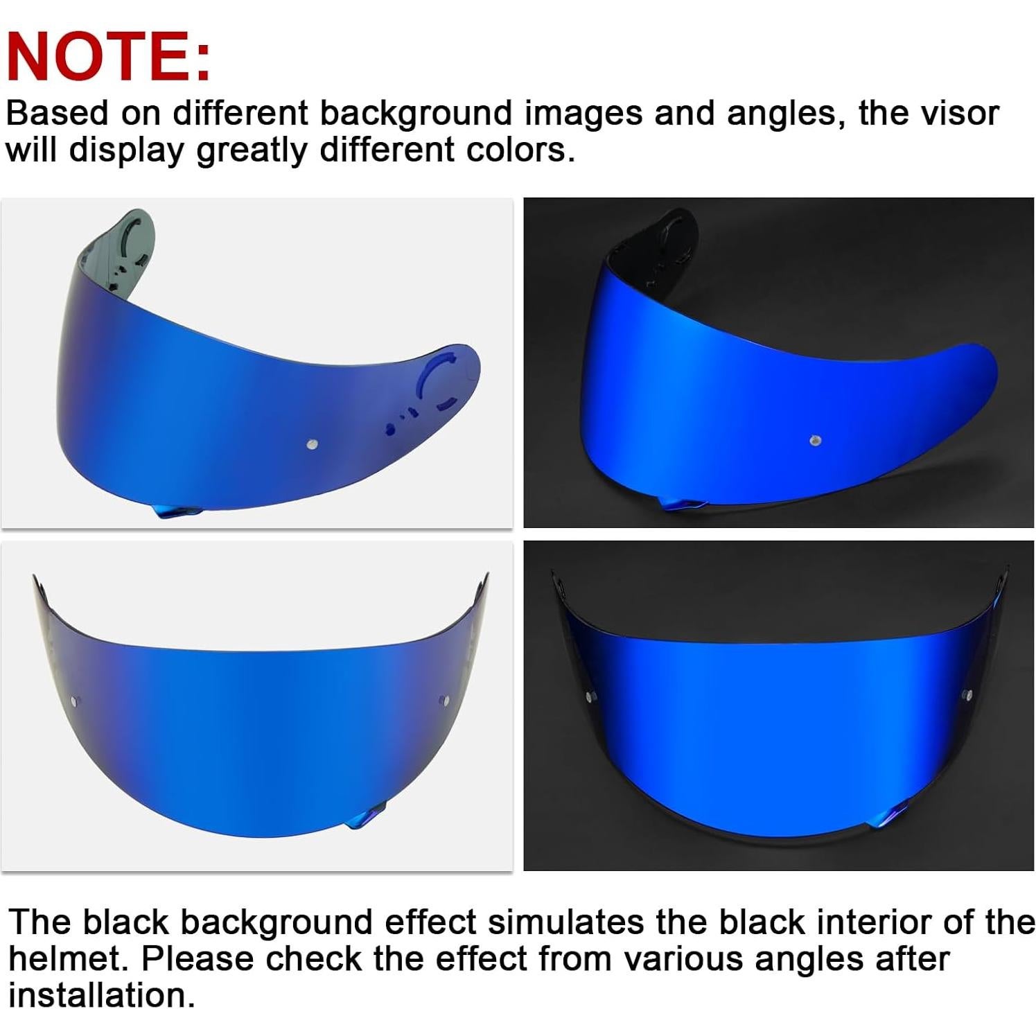 Visera Tinte PSLER GT Air 2 Reemplazo CNS-1 Azul Profundo