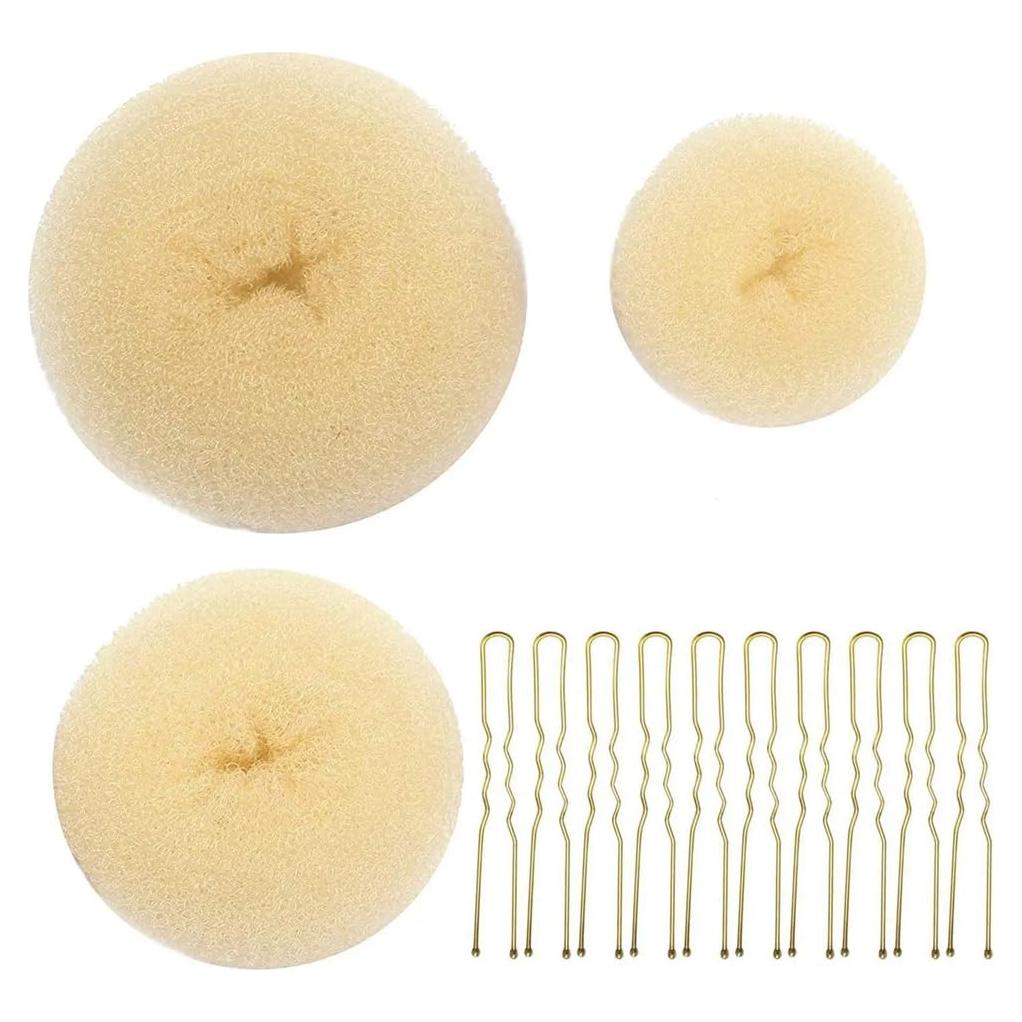 Fabricante de Donut Bun para Cabello Much Hotter - 3 Piezas Beige