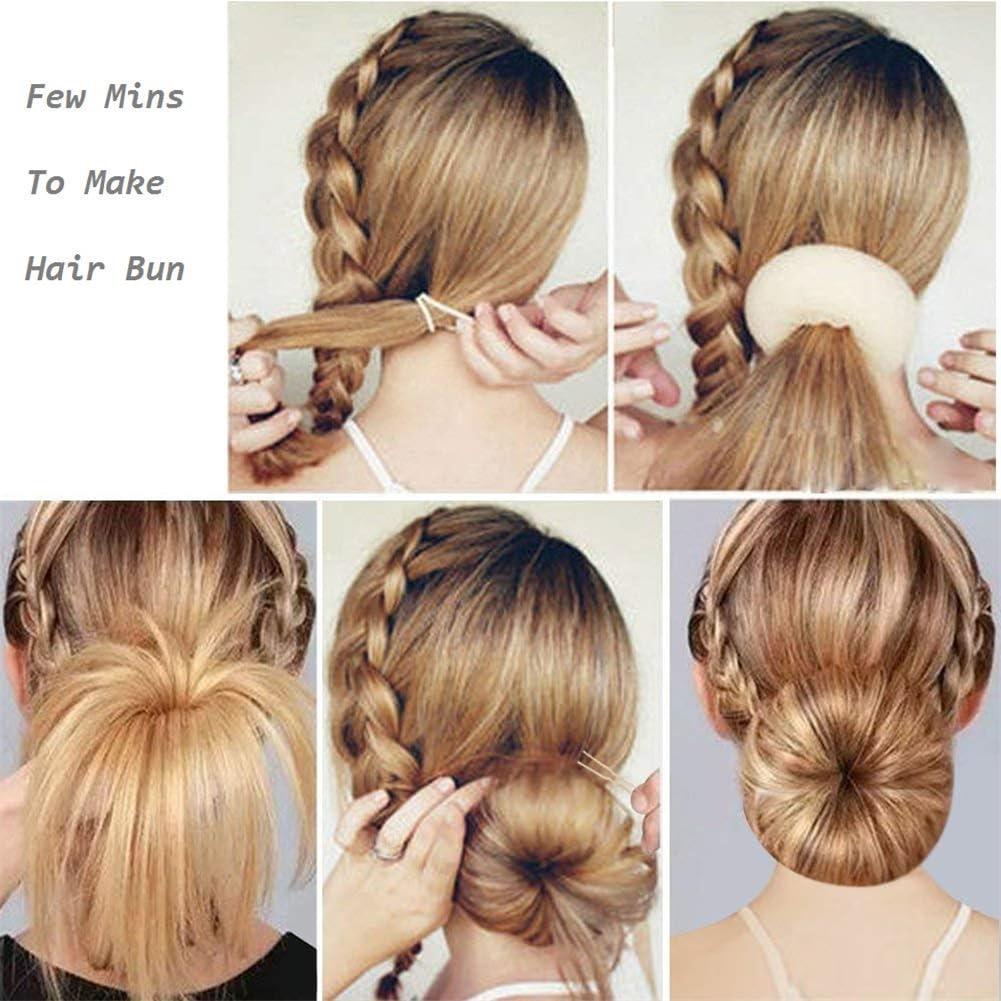Fabricante de Donut Bun para Cabello Much Hotter - 3 Piezas Beige