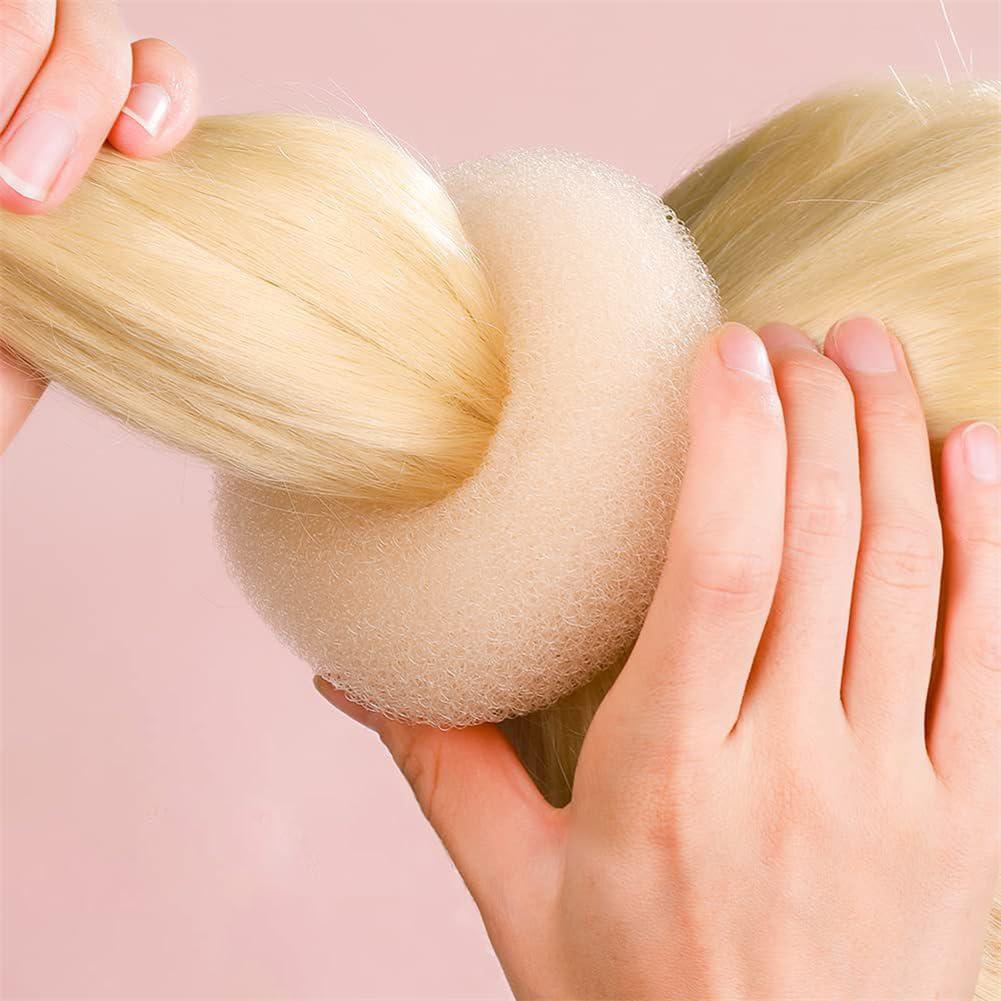Fabricante de Donut Bun para Cabello Much Hotter - 3 Piezas Beige