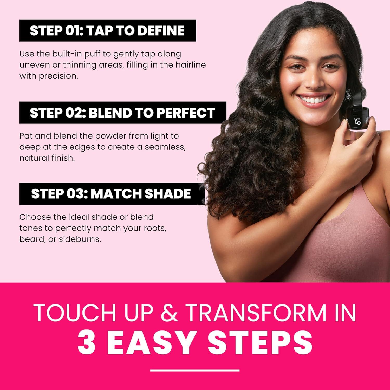 Polvo para Raíces VELO Castaño - Cubierta Instantánea 4g