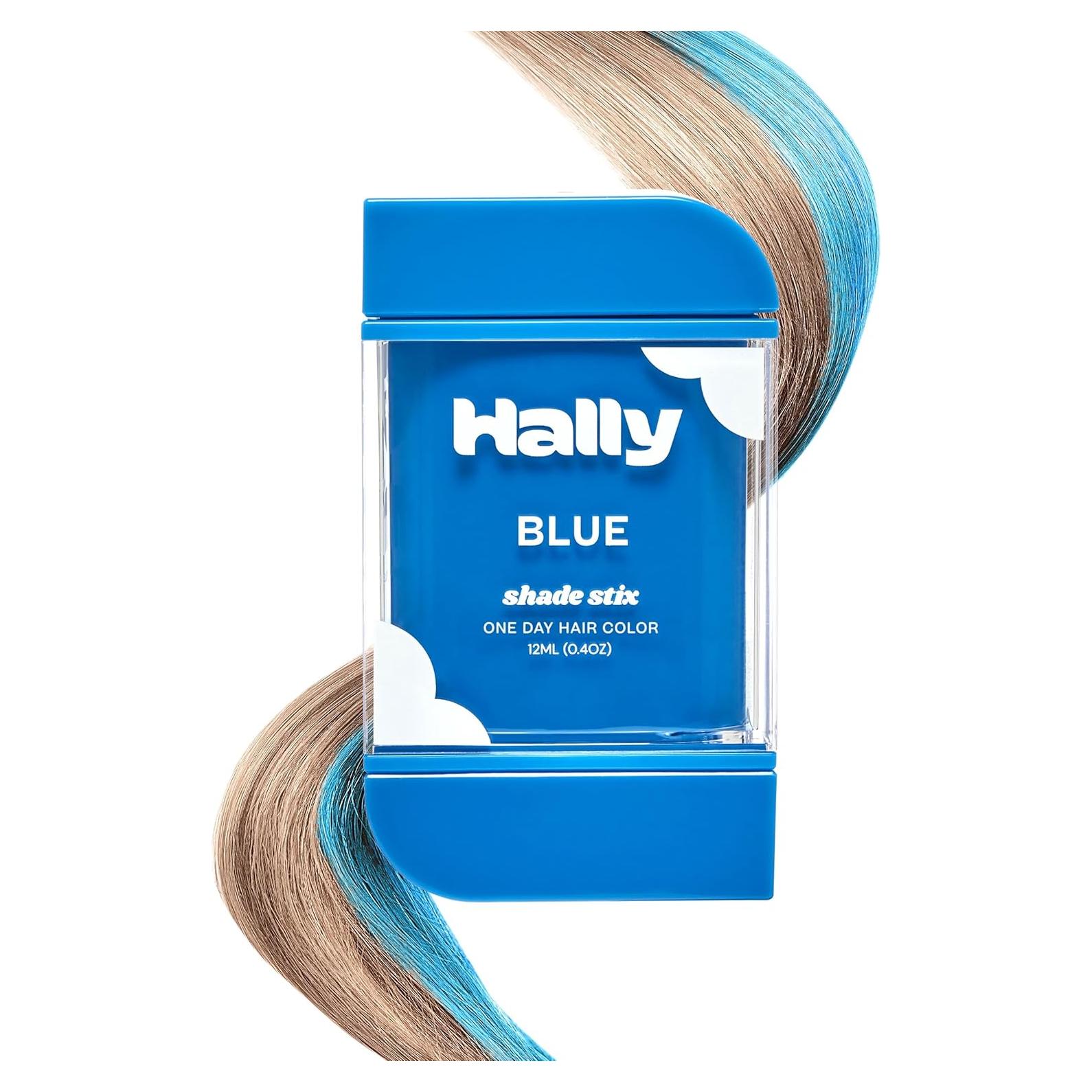 Hally Shade Stix Color Temporal para Cabello Azul - 12 ml