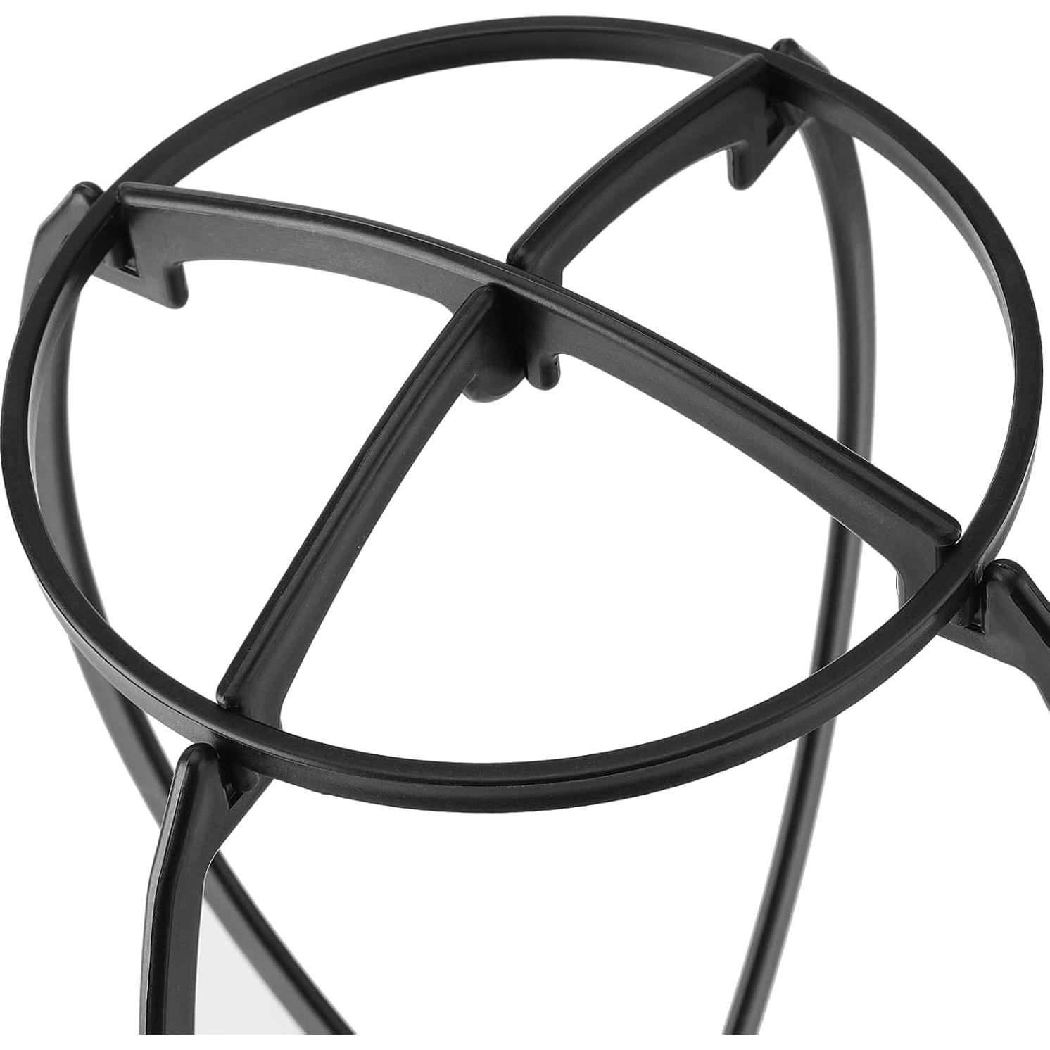 Soporte de Peluca Plegable JOIKIT 16 Piezas Negro 36 cm