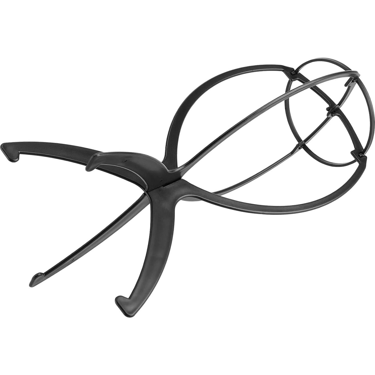 Soporte de Peluca Plegable JOIKIT 16 Piezas Negro 36 cm