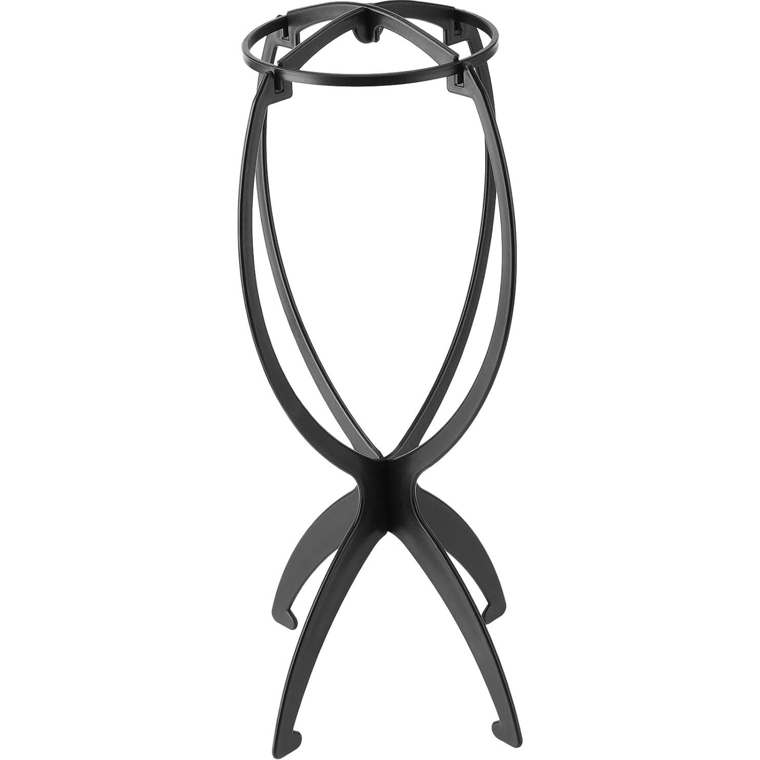 Soporte de Peluca Plegable JOIKIT 16 Piezas Negro 36 cm