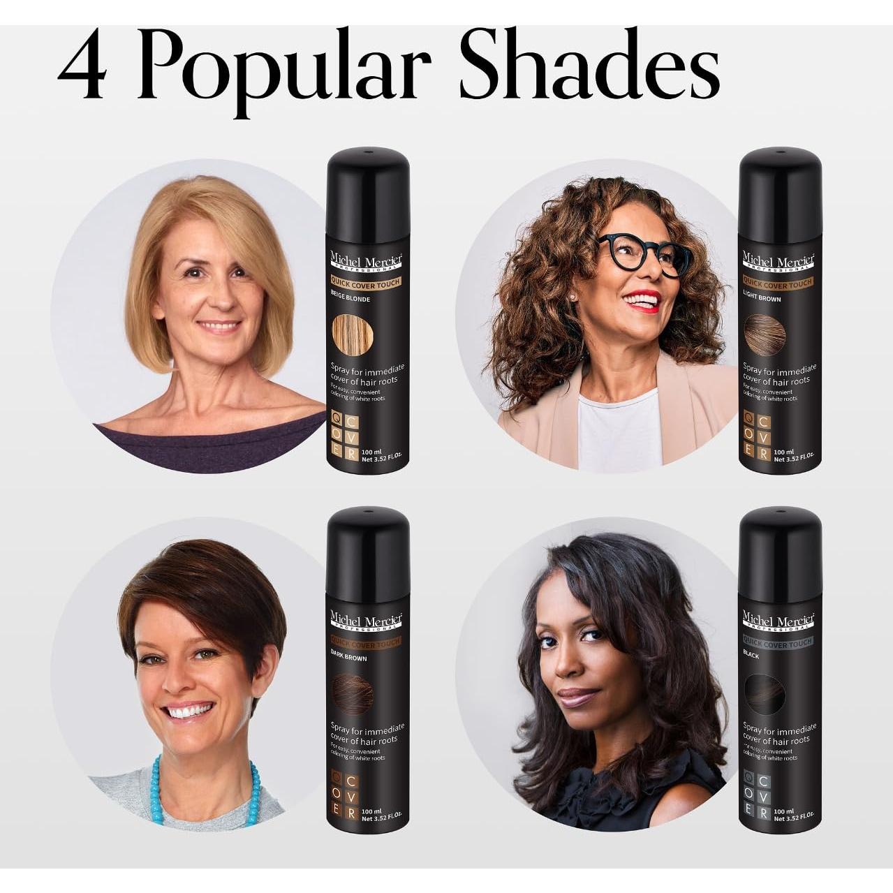 Spray Retoque Raíces Michel Mercier Rubio Beige 117g