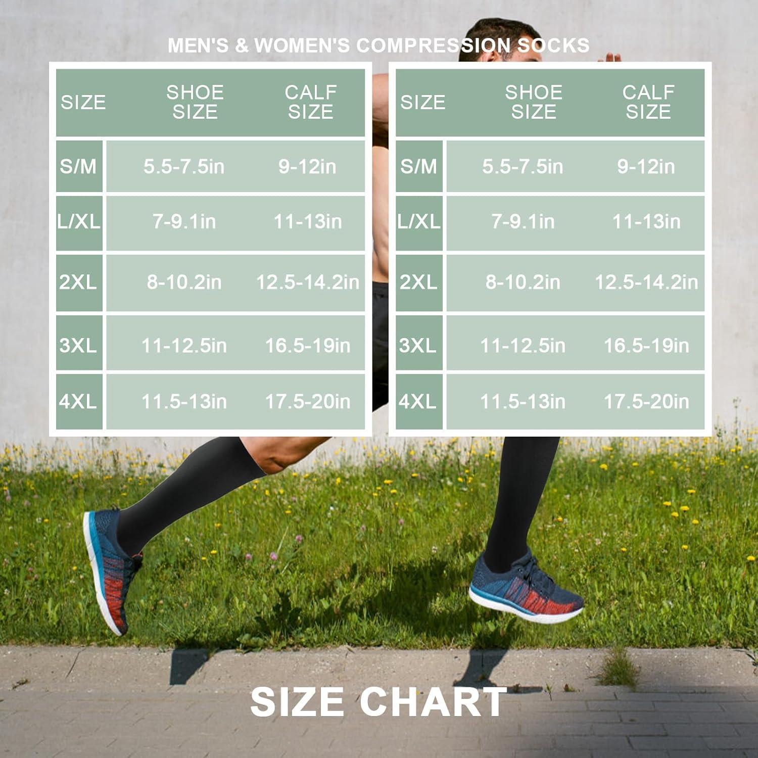 Calcetines de Compresión OUIVIAL 20-30mmHg Abiertos Unisex