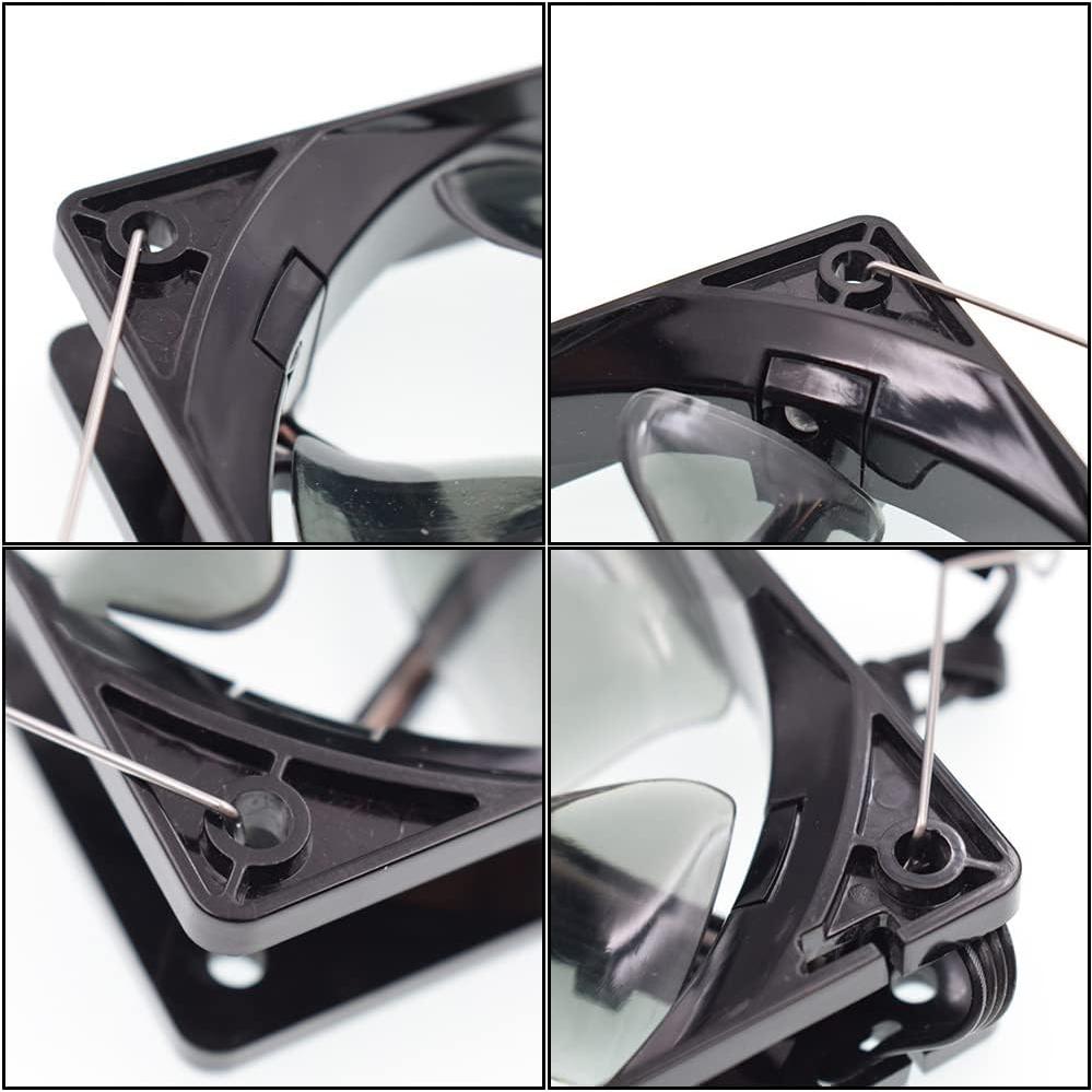 Clip de Fijación de Ventilador de CPU MEETOOT 12cm 4 Piezas