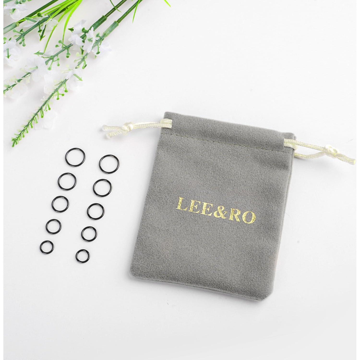 Aros de Septum Clicker 16G LEE&RO Acero Inoxidable 6-10mm