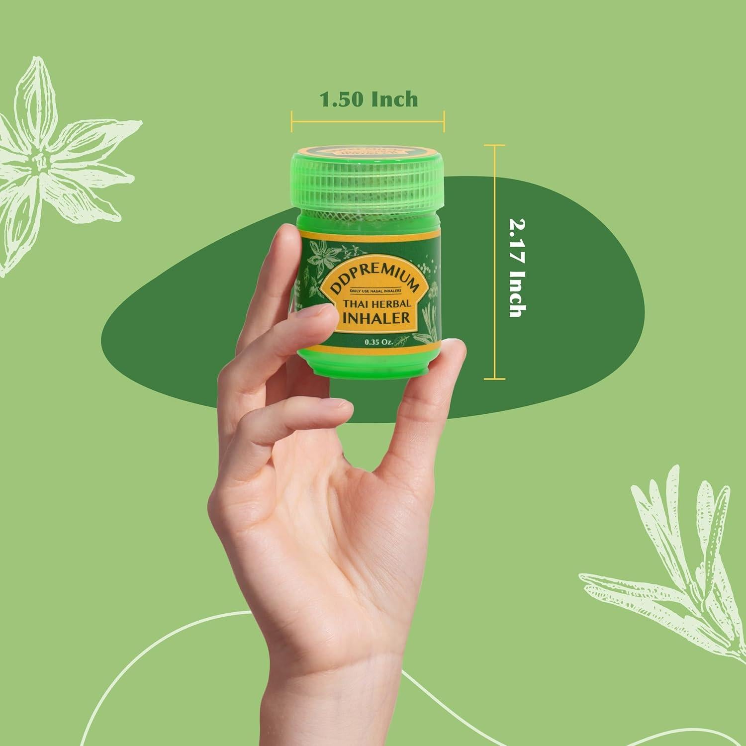 Inhalador Herbal Tailandés Yadom con Mentol - 1 Unidad