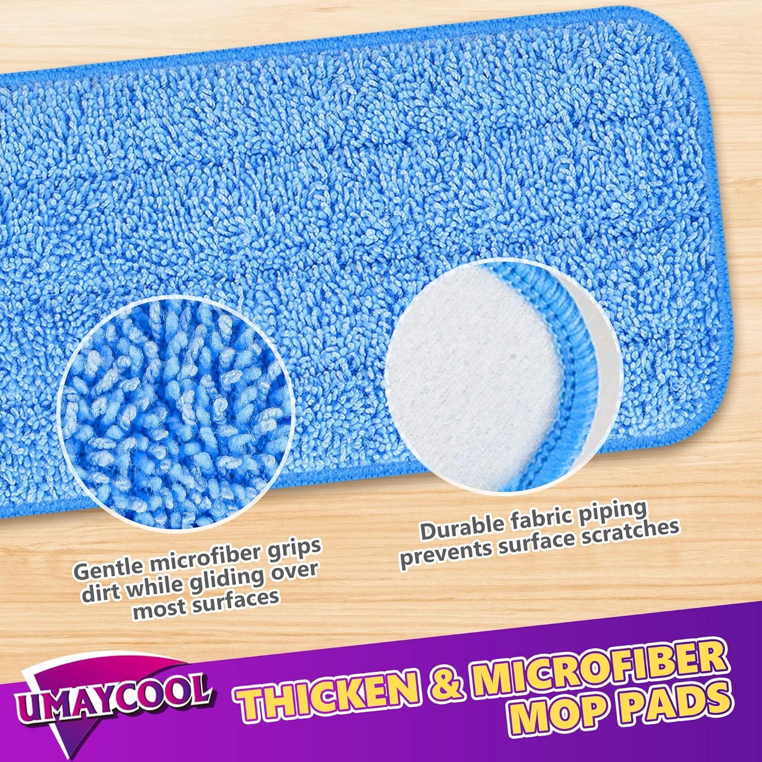 Almohadillas de Mopa Reutilizables UMAYCOOL para Swiffer WetJet - 6 Piezas