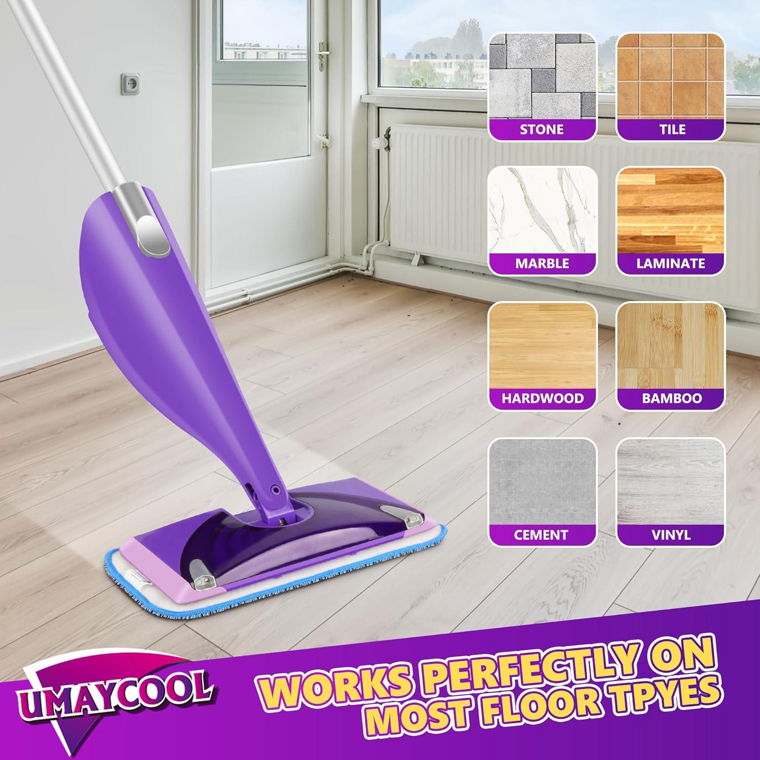 Almohadillas de Mopa Reutilizables UMAYCOOL para Swiffer WetJet - 6 Piezas