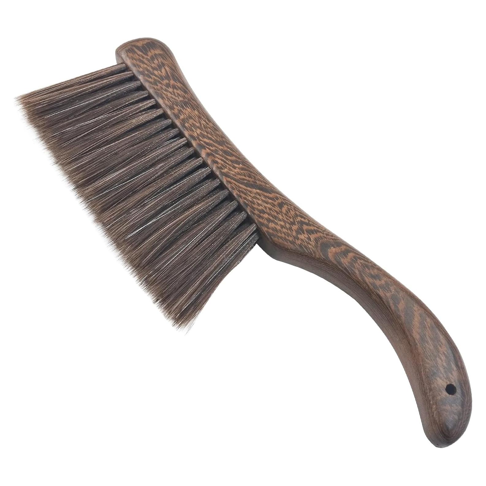 Cepillo de Polvo PENGJINYU con Mango Curvado de Madera