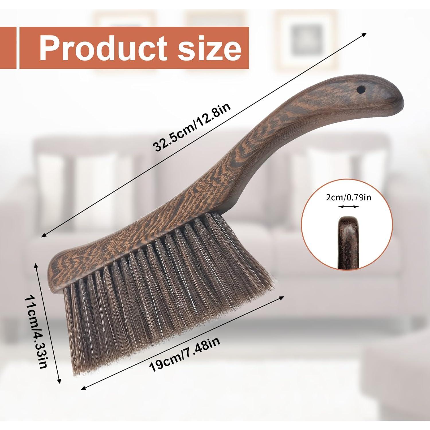 Cepillo de Polvo PENGJINYU con Mango Curvado de Madera