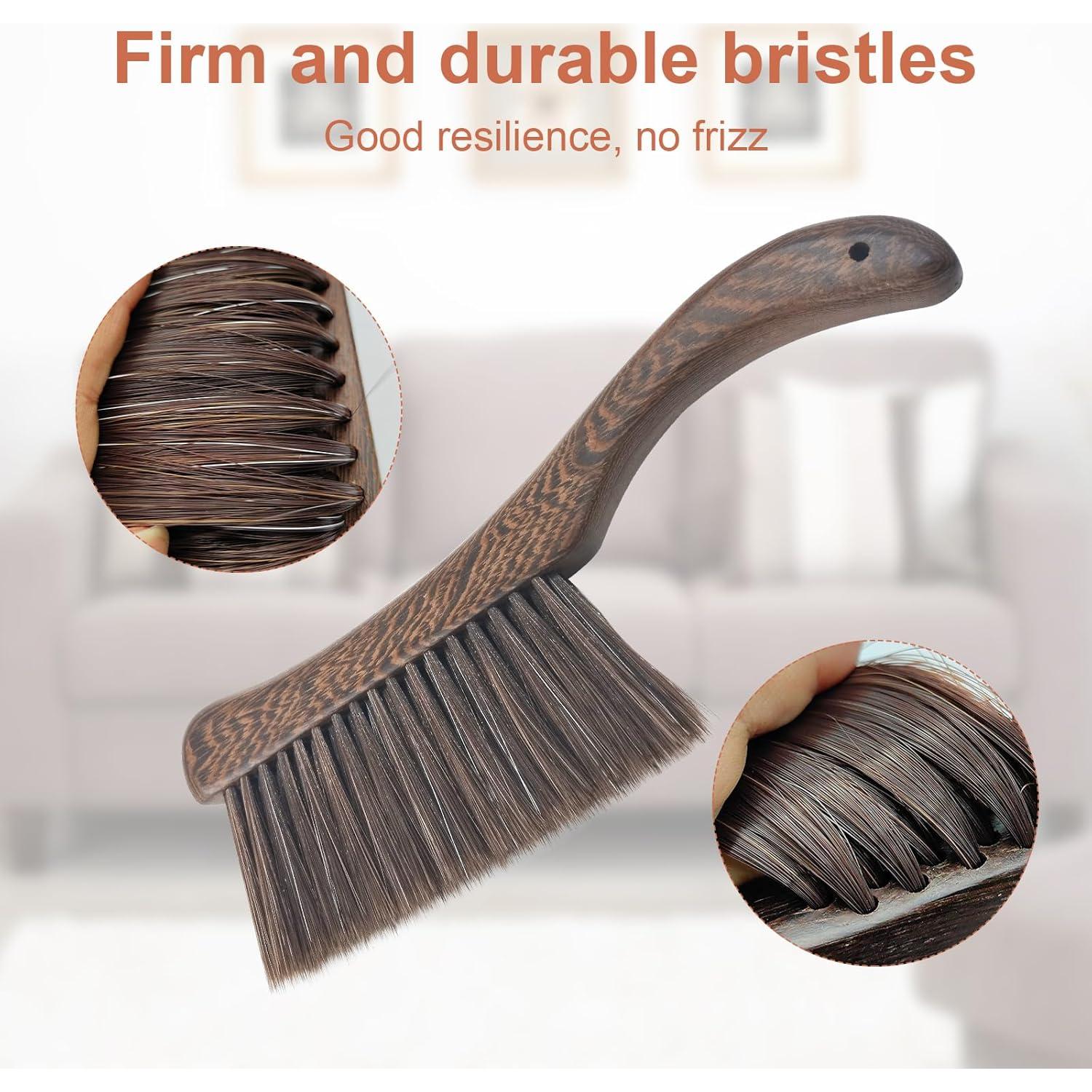 Cepillo de Polvo PENGJINYU con Mango Curvado de Madera
