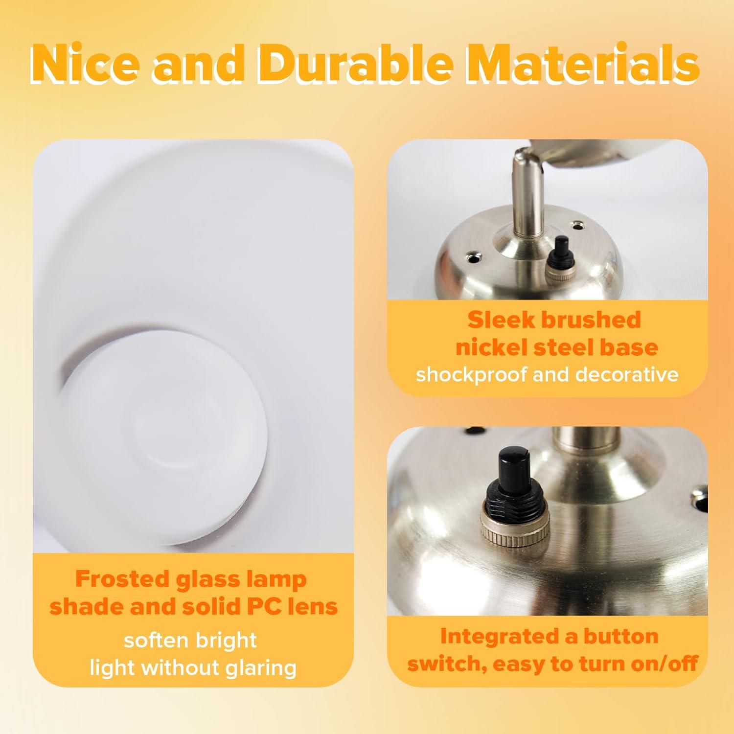 Luz de lectura LED Dream Lighting 12V 3W 3000K para RV y barco