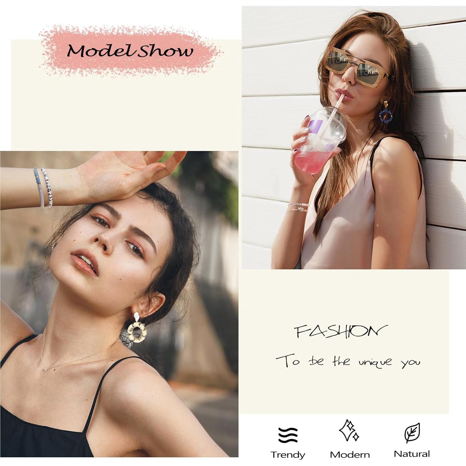 Kit de Pulseras de Amistad ADIIL 7200 Piezas 24 Colores 6mm