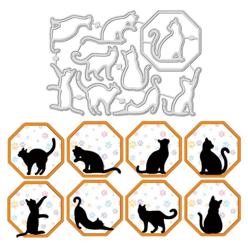 Troqueles de Corte BENECREAT para Gatos - 9 Formas de Metal