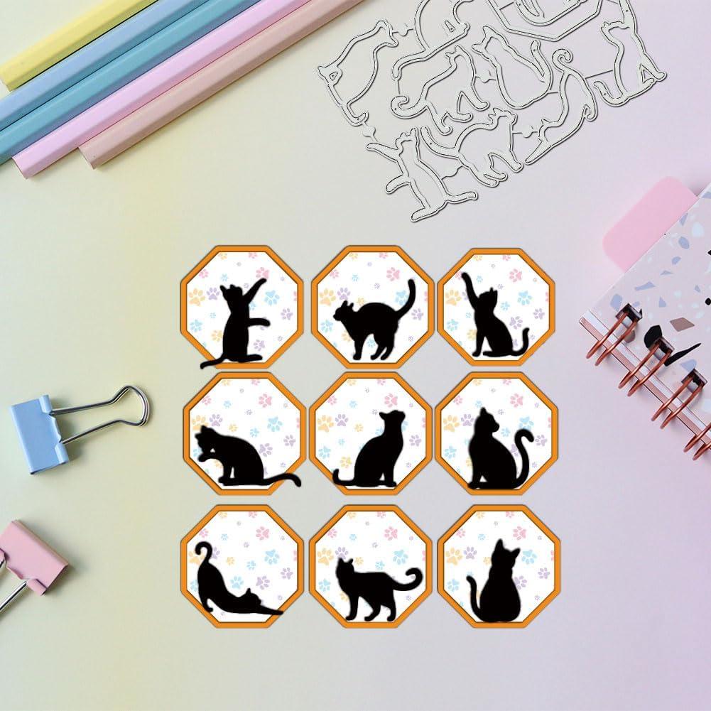 Troqueles de Corte BENECREAT para Gatos - 9 Formas de Metal