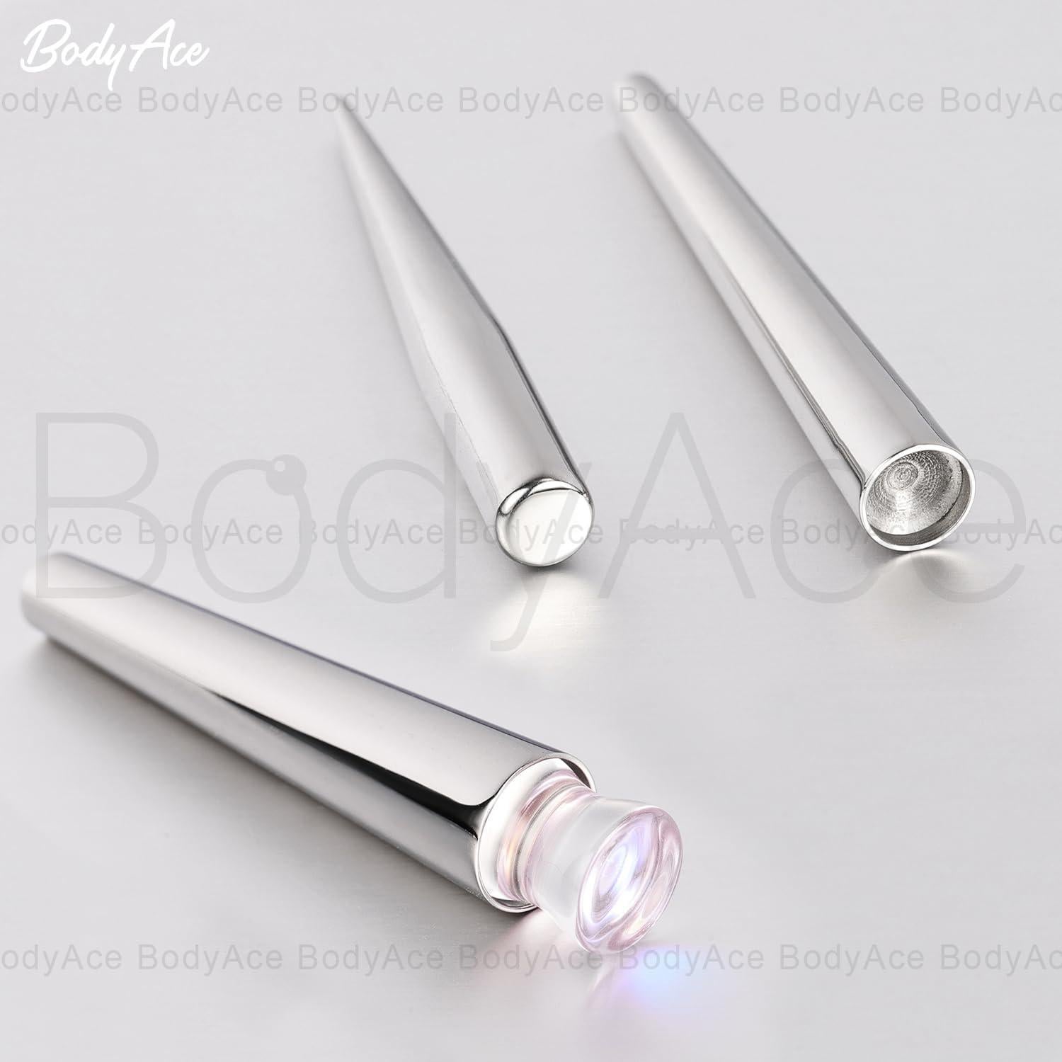 Taper BodyAce 1pc Acero Inoxidable 1.4mm a 11mm