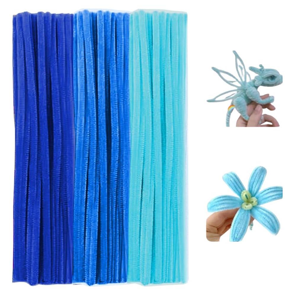 300 Limpiapipas Chenille Pastel RSACCSKY 30.48cm Azul