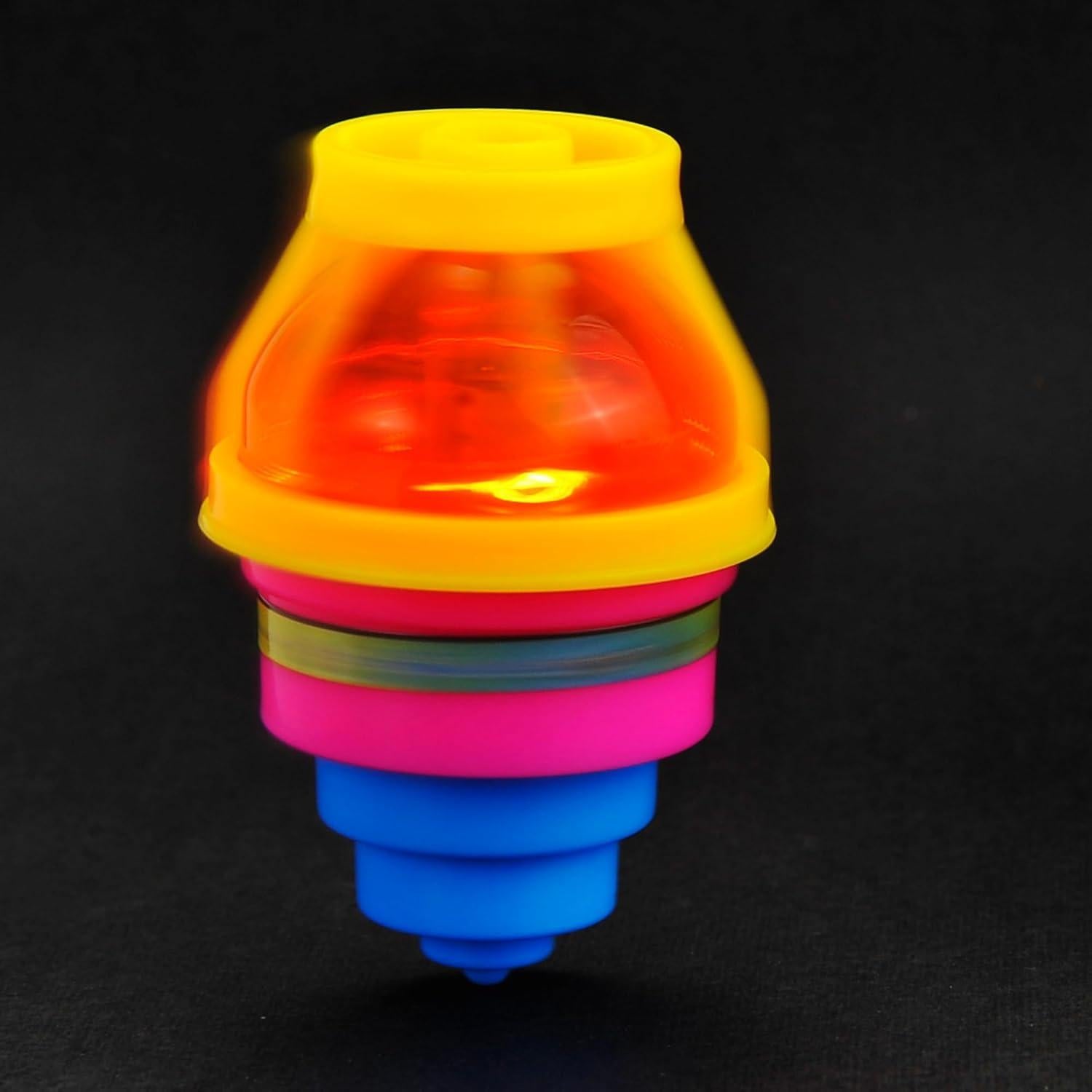 Trompos Giratorios LED PowerTRC - Paquete de 12 para Niños