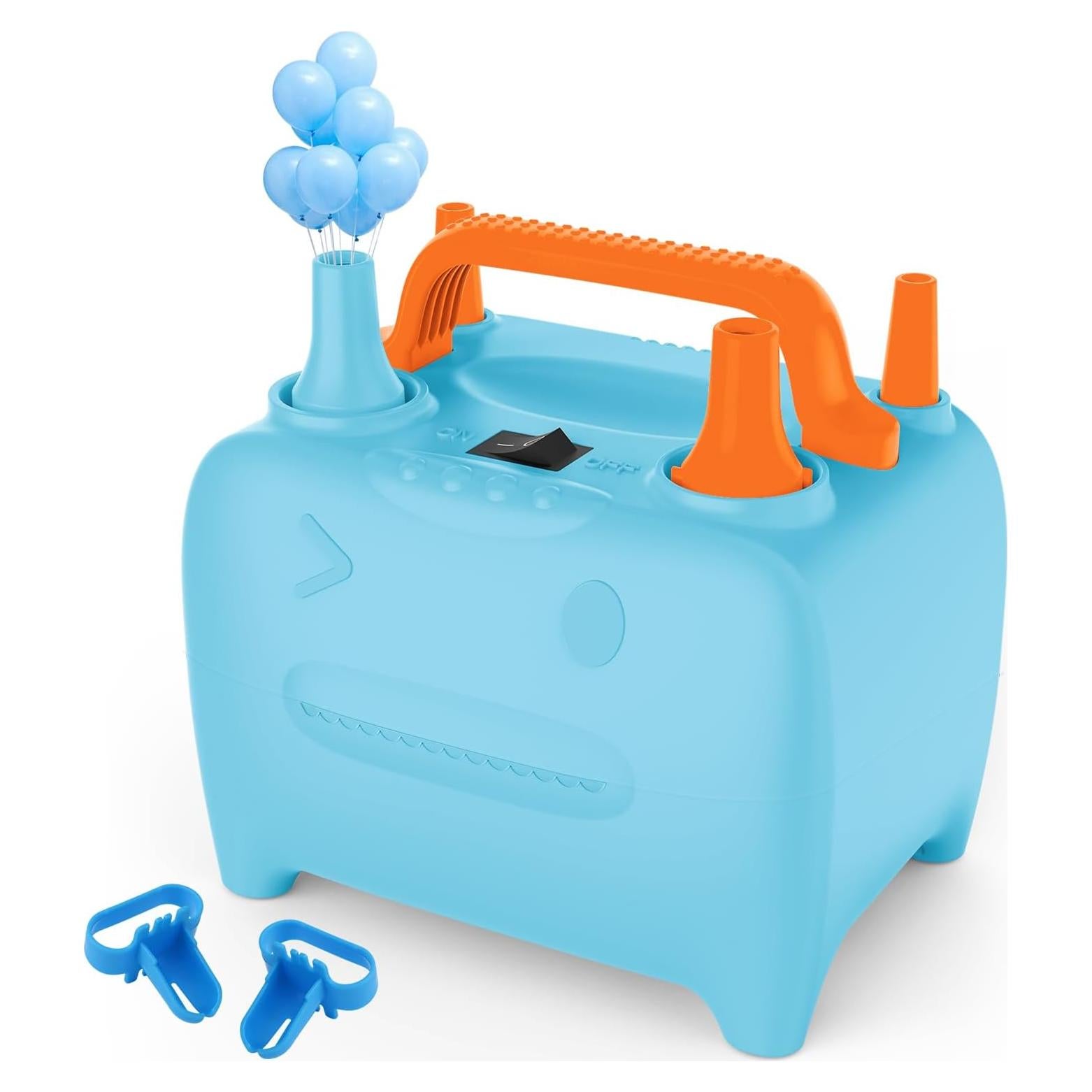 Bomba de Globo Eléctrica OWill CQB-A 600W Doble Boquilla