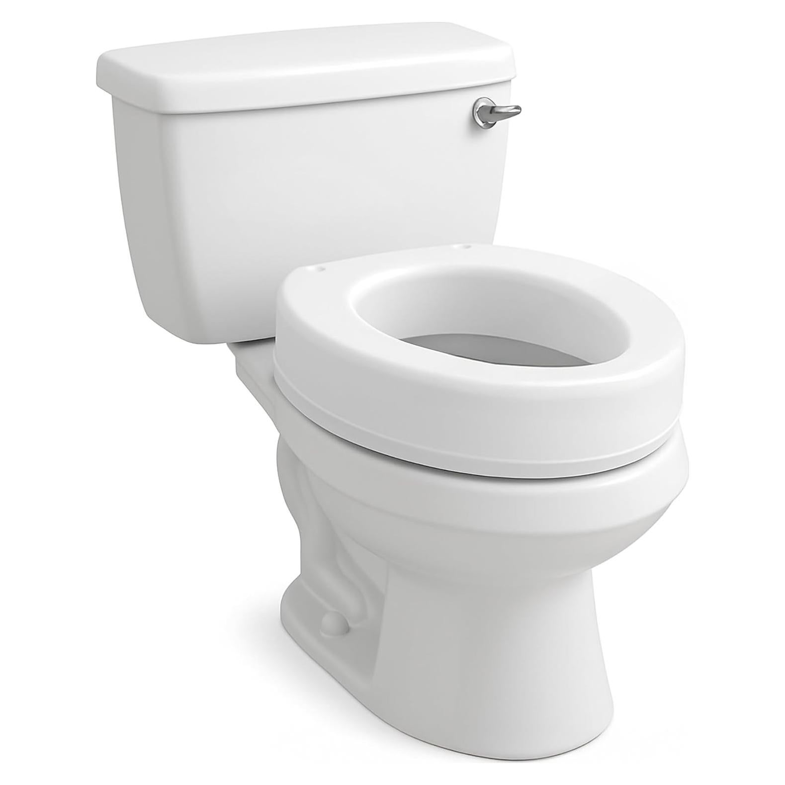 Elevador de Asiento de Inodoro Carex Redondo 8.9 cm 136 kg