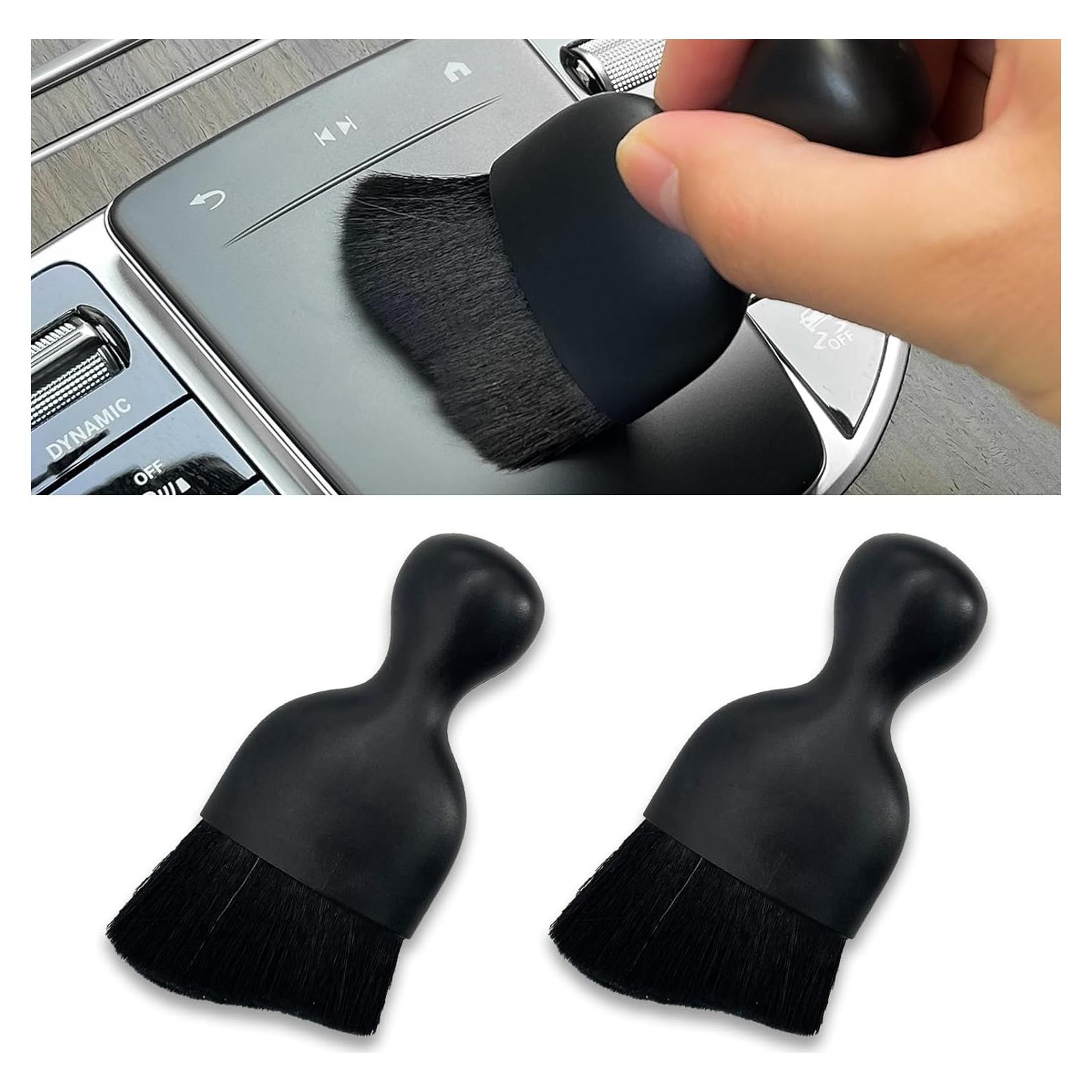 Cepillo de Detalle BEYPOVK para Interior de Coche - 2 Piezas
