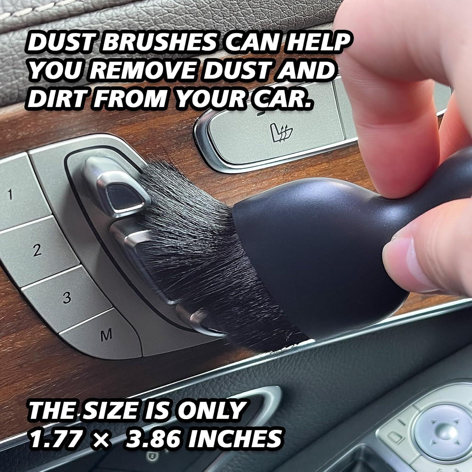 Cepillo de Detalle BEYPOVK para Interior de Coche - 2 Piezas