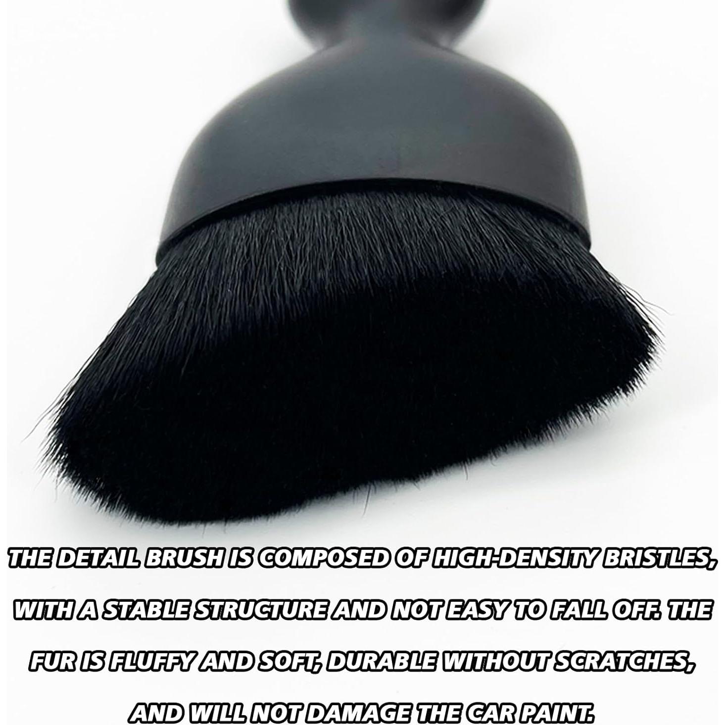 Cepillo de Detalle BEYPOVK para Interior de Coche - 2 Piezas