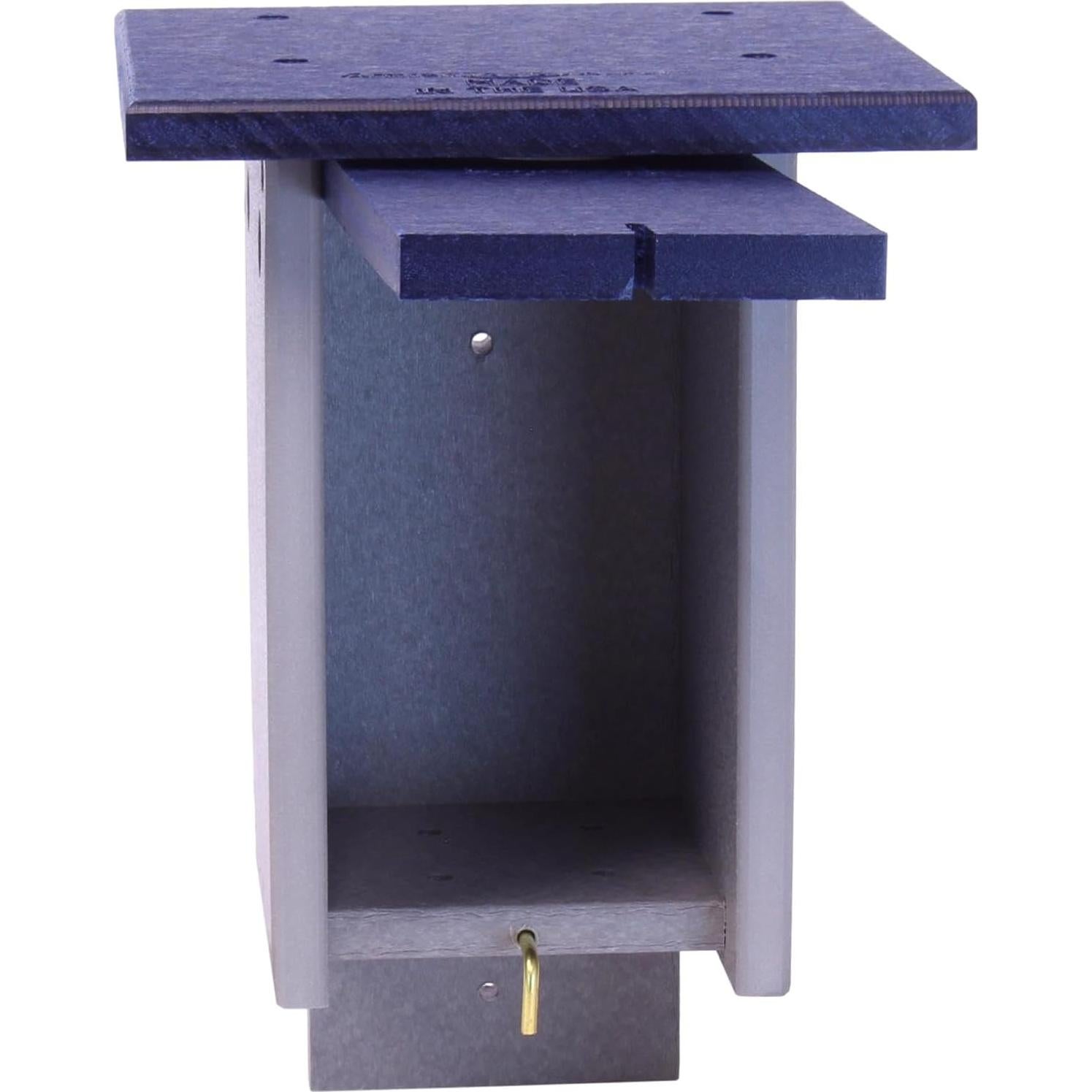 Casa para Pájaro Azul AmishToyBox, Madera Plástica Reciclada