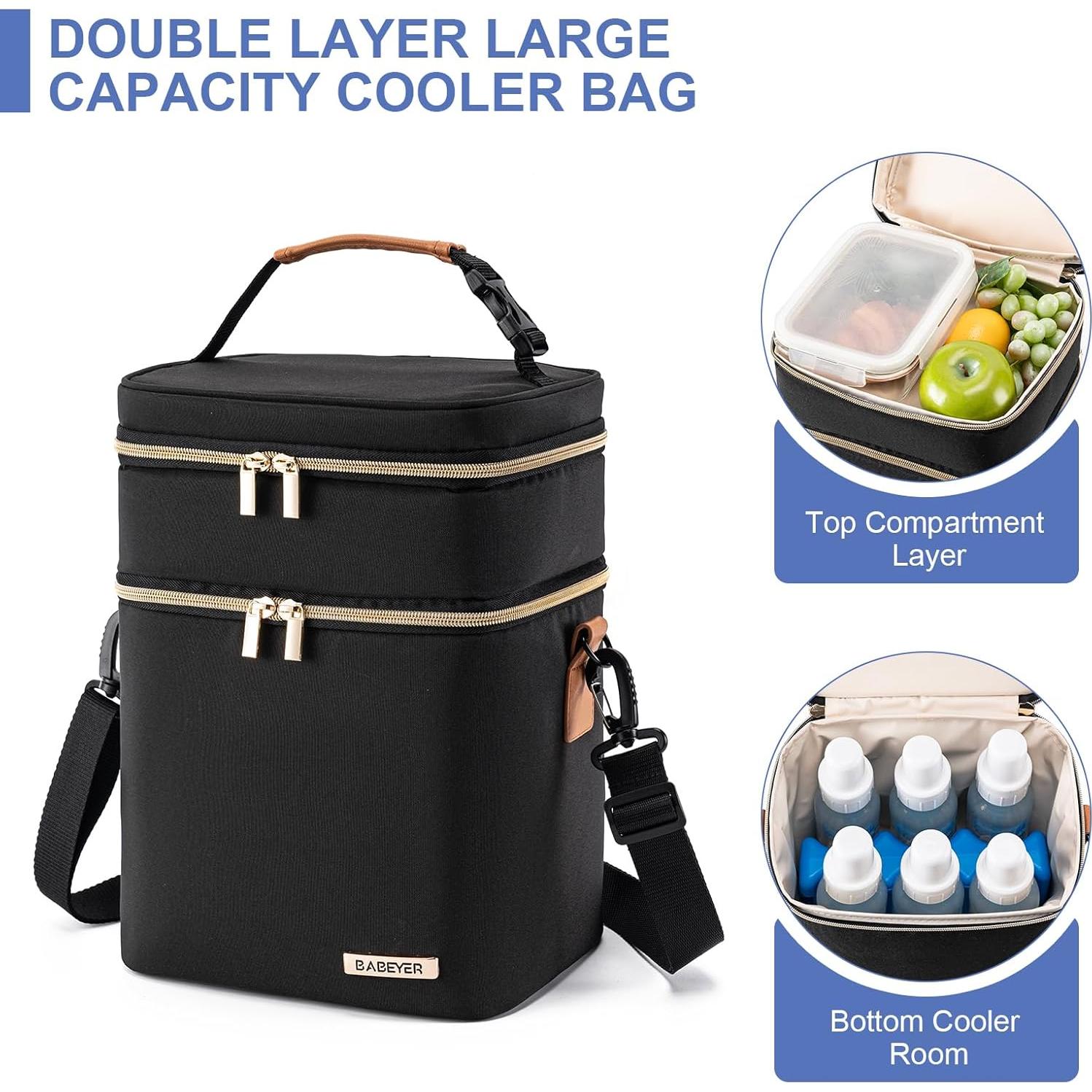 Bolsa de Enfriamiento de Leche Materna BABEYER 12L con Hielo