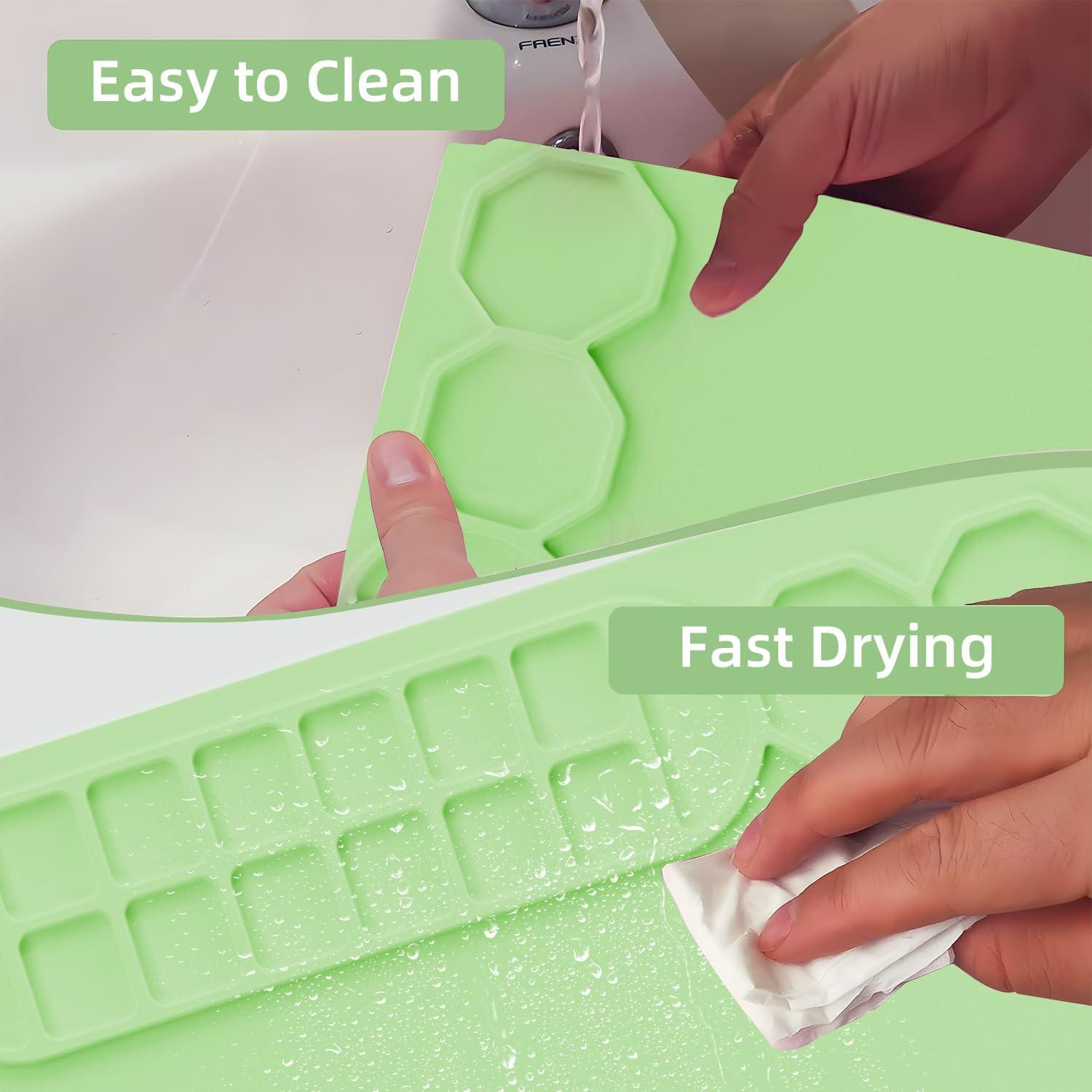 Alfombrilla de Pintura de Silicona RGBMIX 50.8x40.6cm Verde