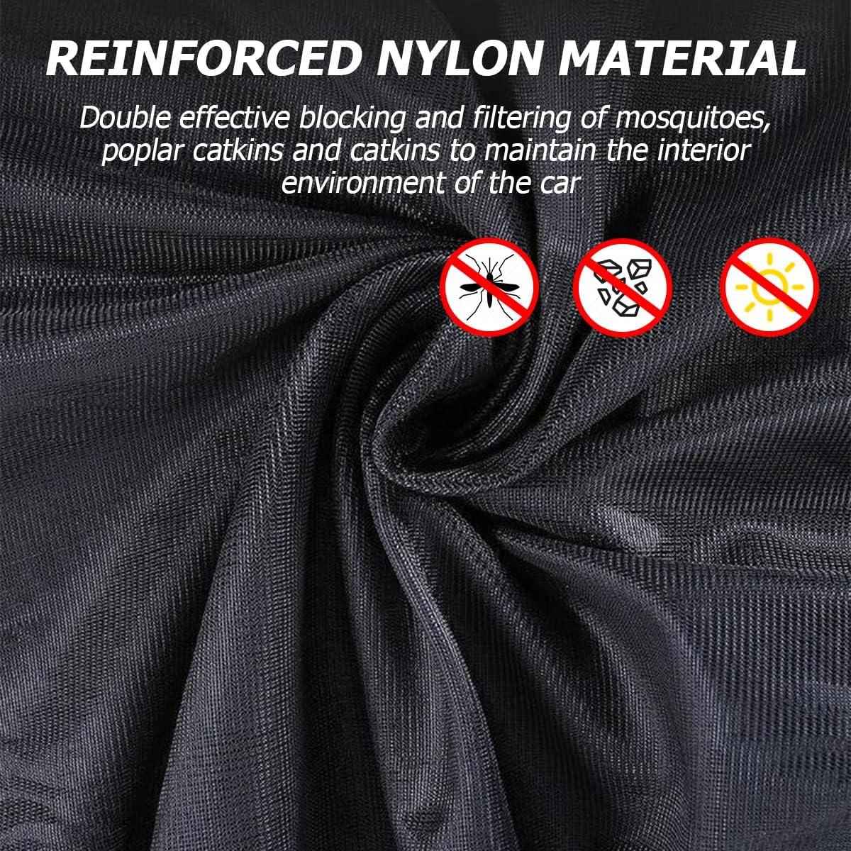 2 Piezas Sombra de Ventana de Coche XINLIYA Negra 85x52 cm