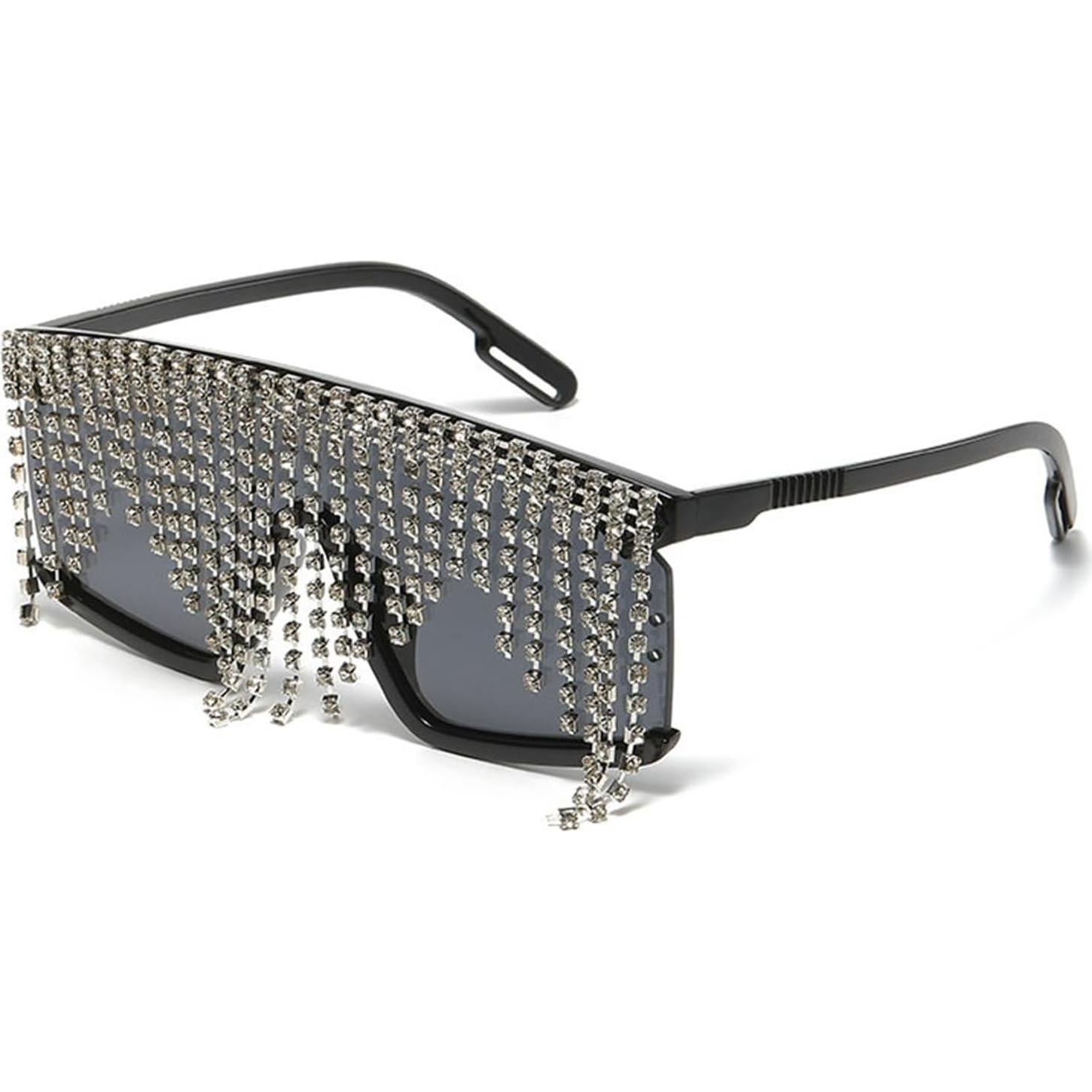 Gafas de Sol Vintage con Rhinestones Willochra UV400 para Mujeres