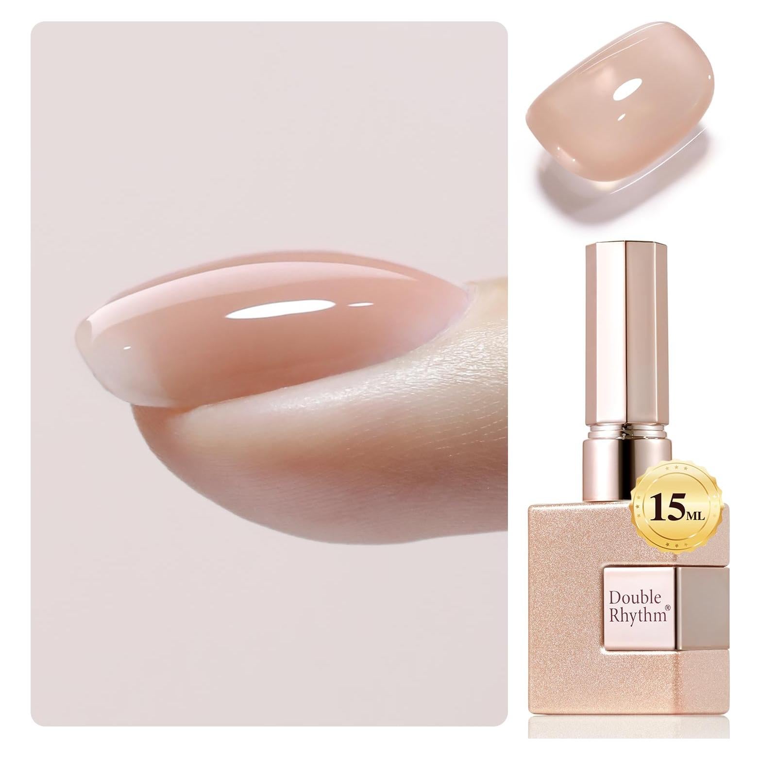 Esmalte de Uñas en Gel Doble Ritmo 15ml Constructor Nude Cereza