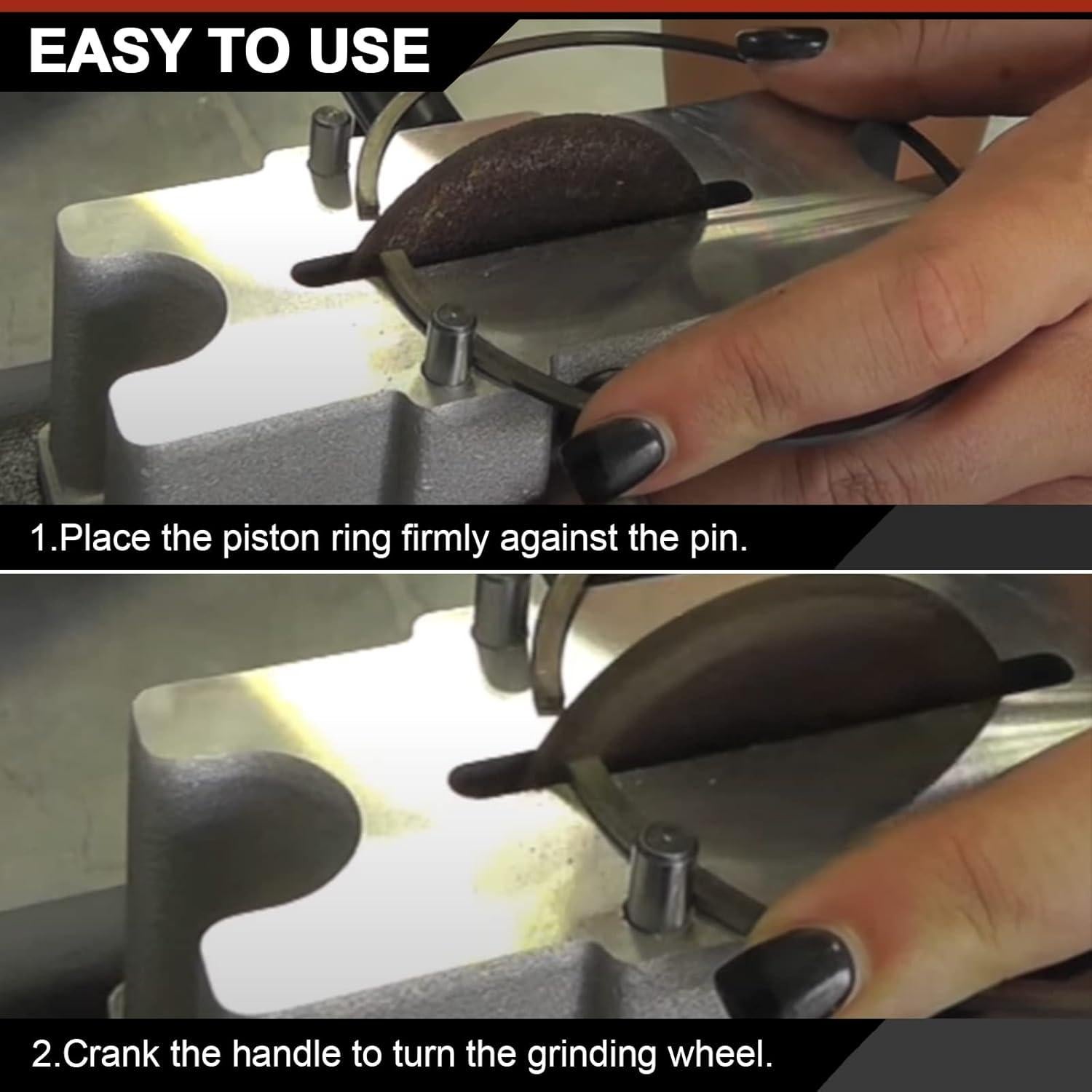 Herramienta de Archivo Manual de Anillo de Pistón TEMSONE 0.85kg