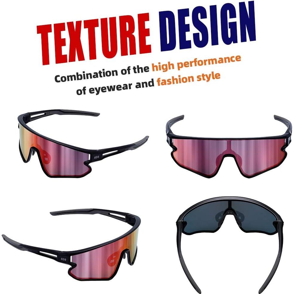 Gafas de sol deportivas O2O polarizadas para ciclismo y running