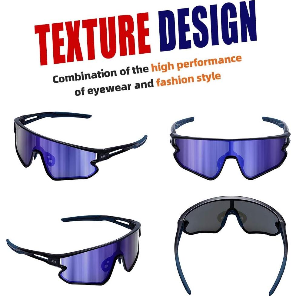 Gafas de sol deportivas O2O polarizadas UV400 para ciclismo