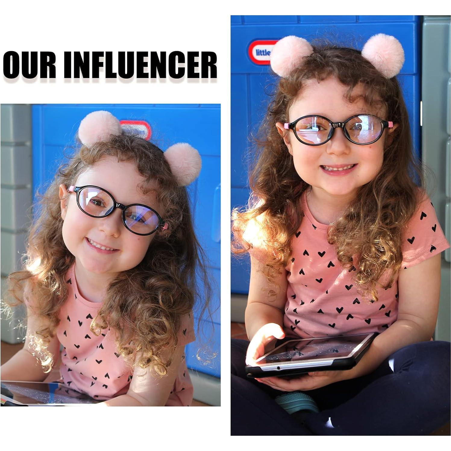 Gafas Anti Luz Azul para Niños DUCO K026 Marco Negro/Rosa