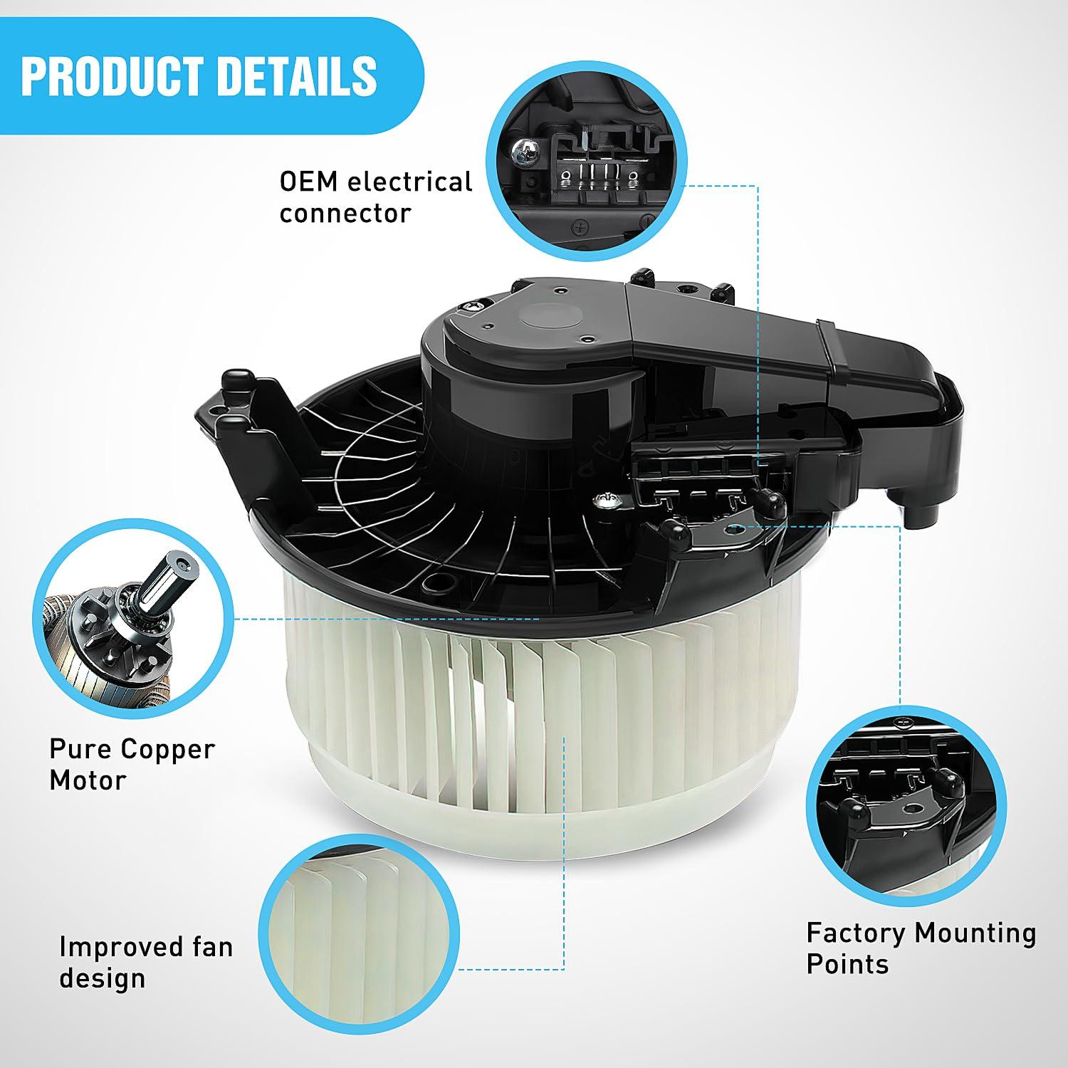 Motor de Soplador de Calefacción HVAC Nilight para Toyota y Lexus