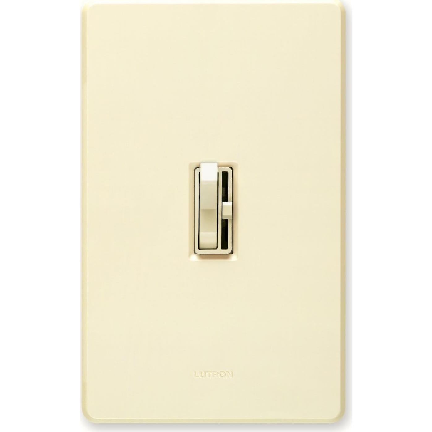 Regulador de Luz Lutron Toggler AY-603P-AL 600W Almendra