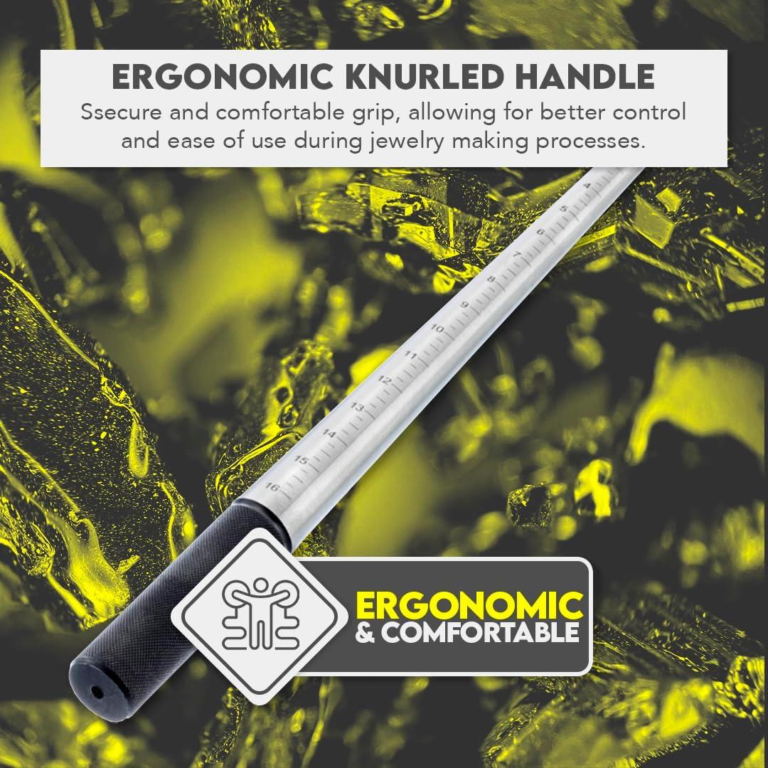 Mandril de Anillo SE JT-SP2 Acero Pulido 33 cm Sin Estrías